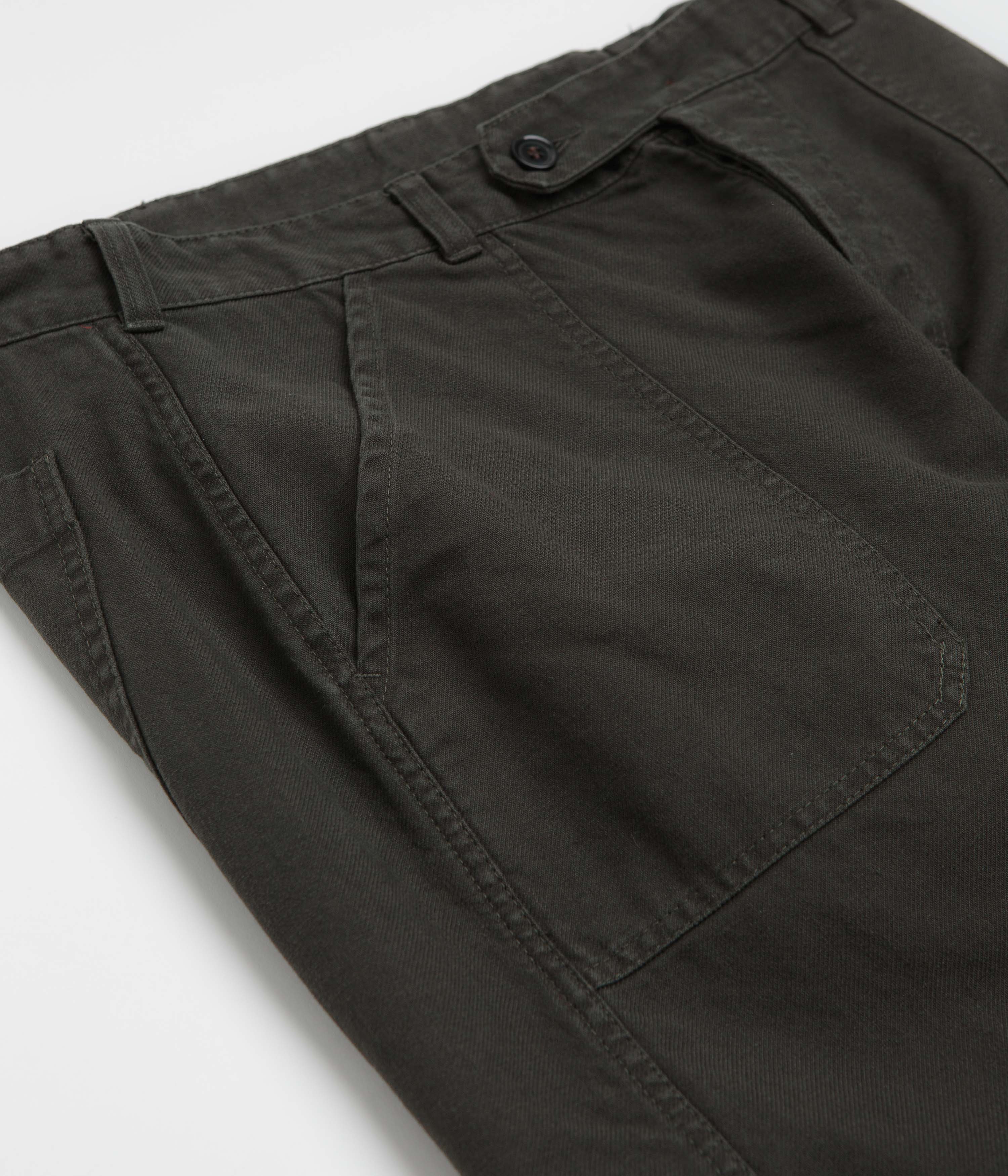 Vetra Fatigue Trousers - Dark Khaki - Image 8