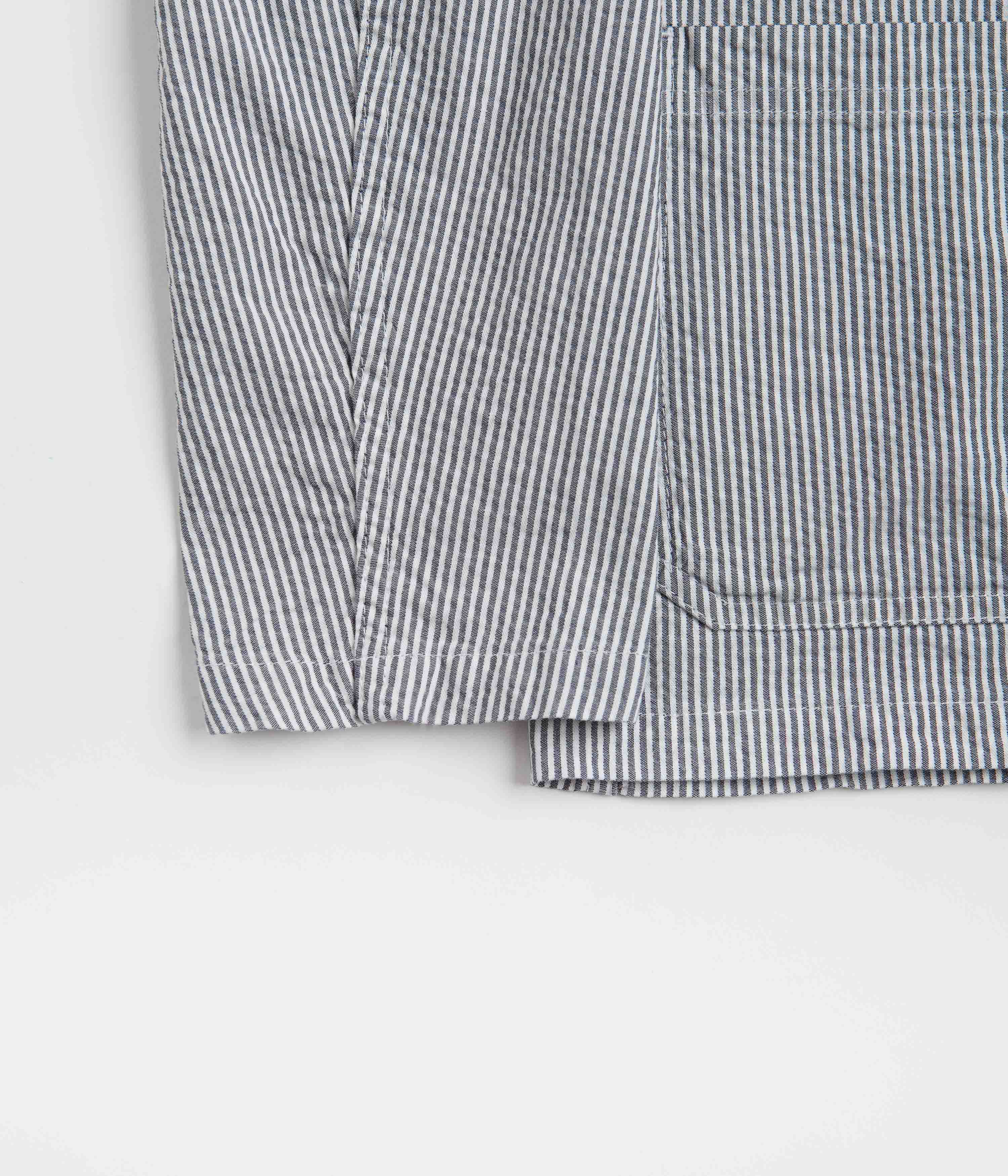 Vetra No.5 Workwear Jacket - White / Black - Image 2