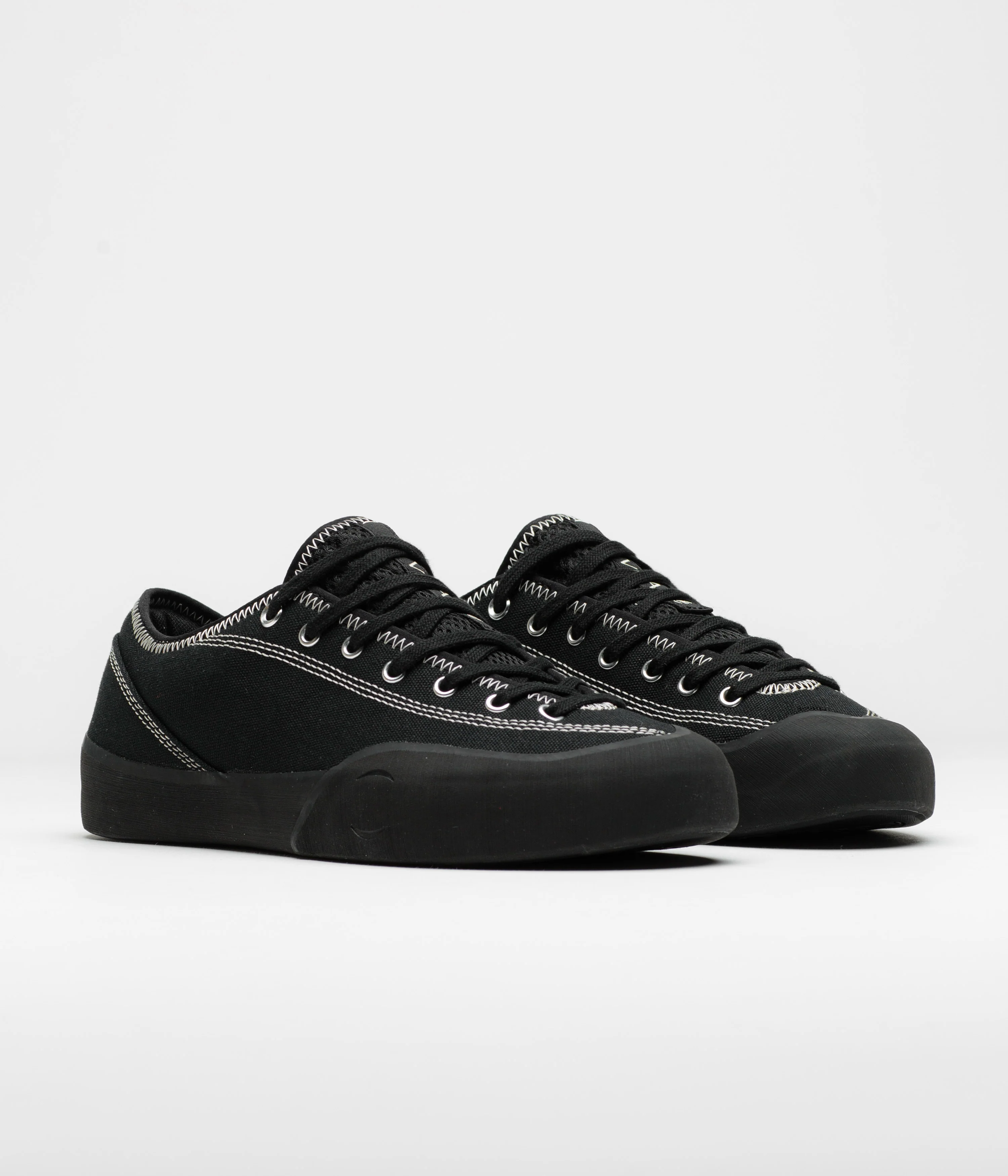 Village PM 1.30 PM Canvas Shoes - Black / Natural Black - Image 2