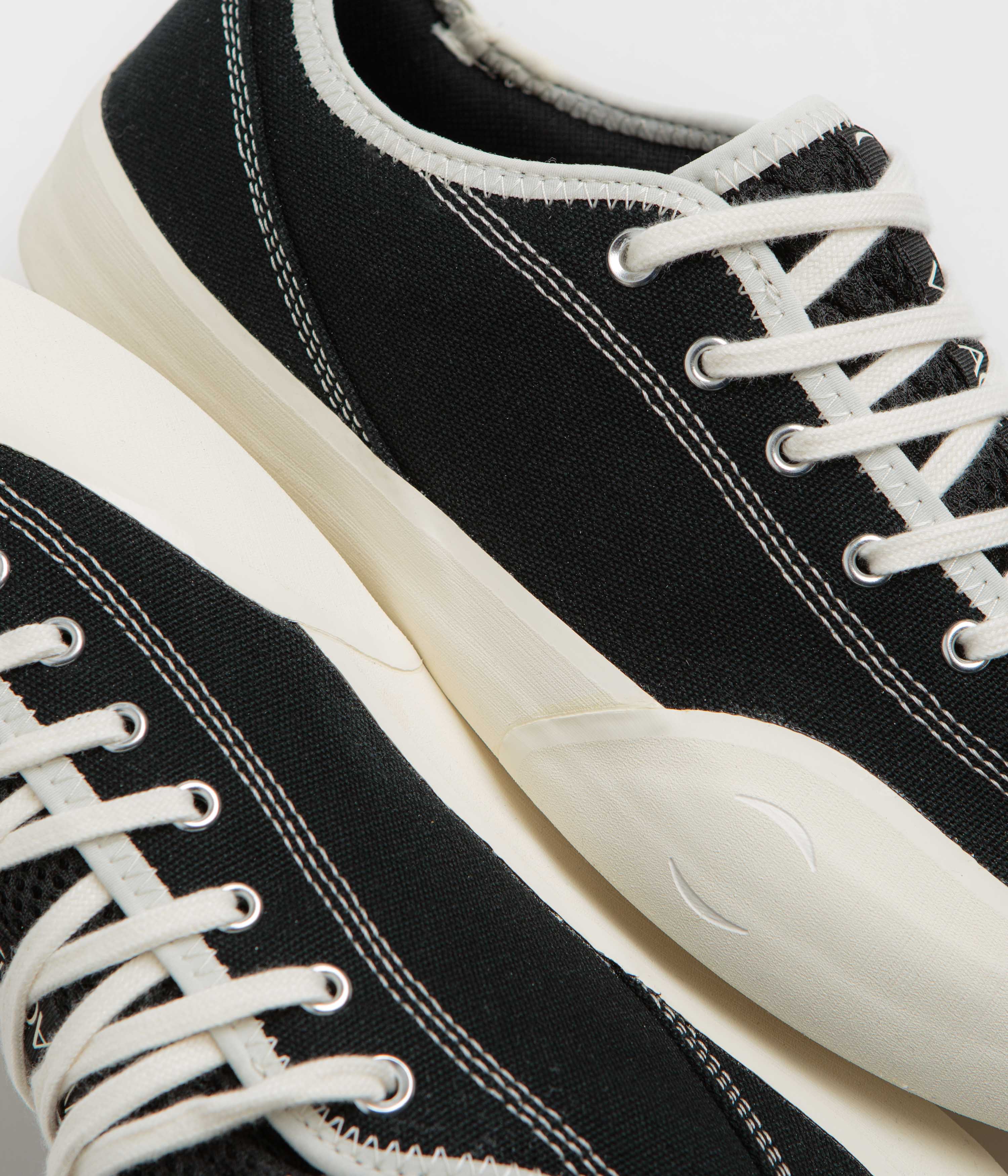 Village PM 1.30 PM Canvas Shoes - Black / Whisper White - Image 3
