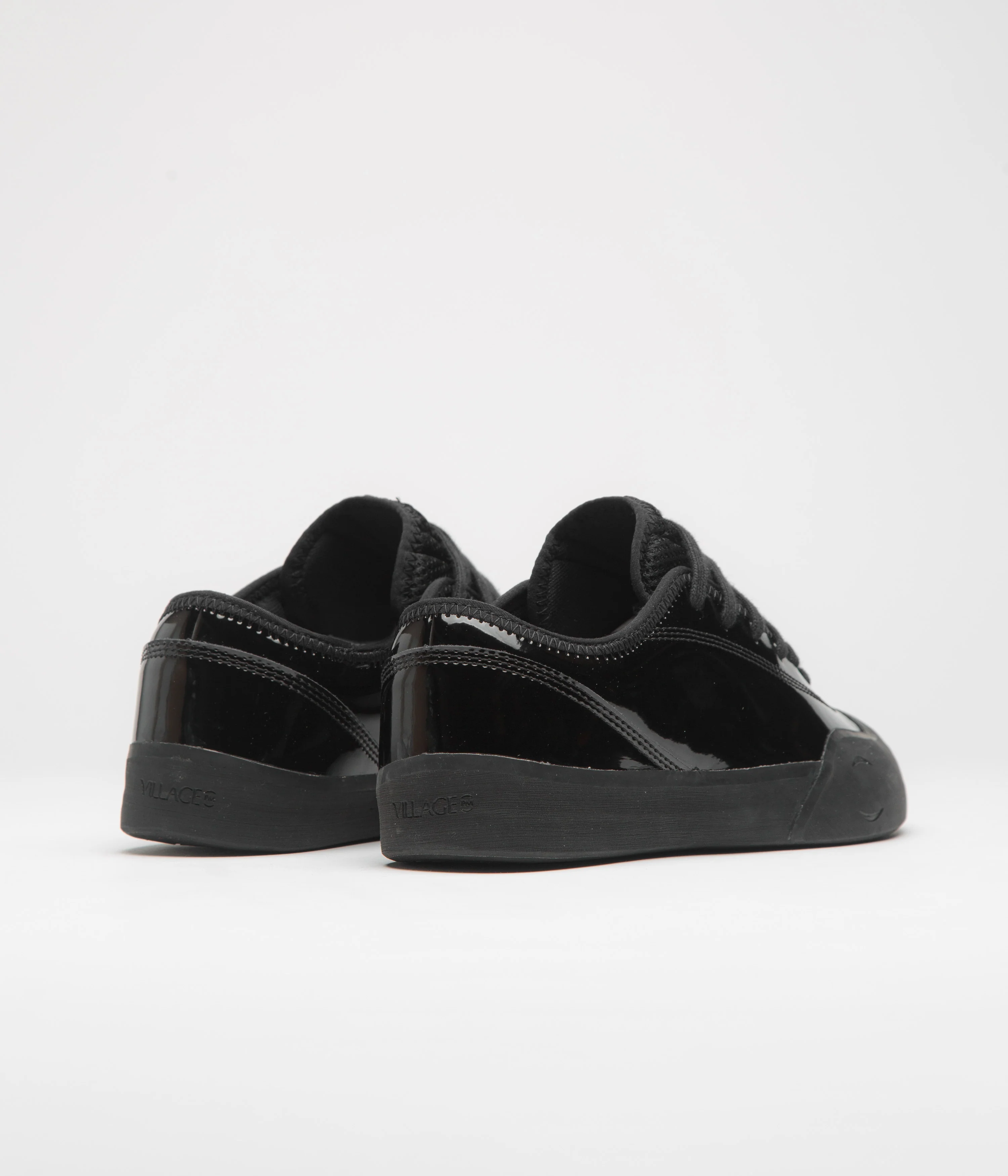 Village PM 1.30 PM Shoes - Gloss Black / Natural Black - Image 4