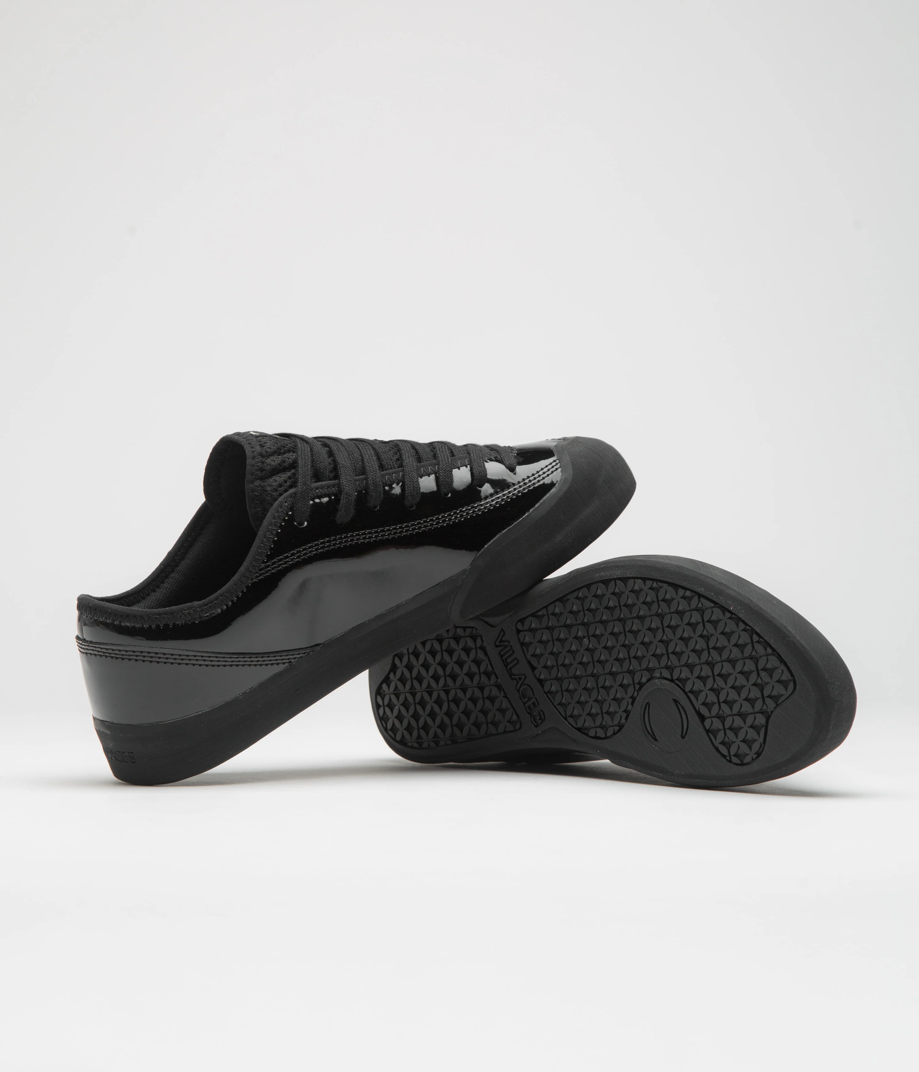 Village PM 1.30 PM Shoes - Gloss Black / Natural Black - Image 5