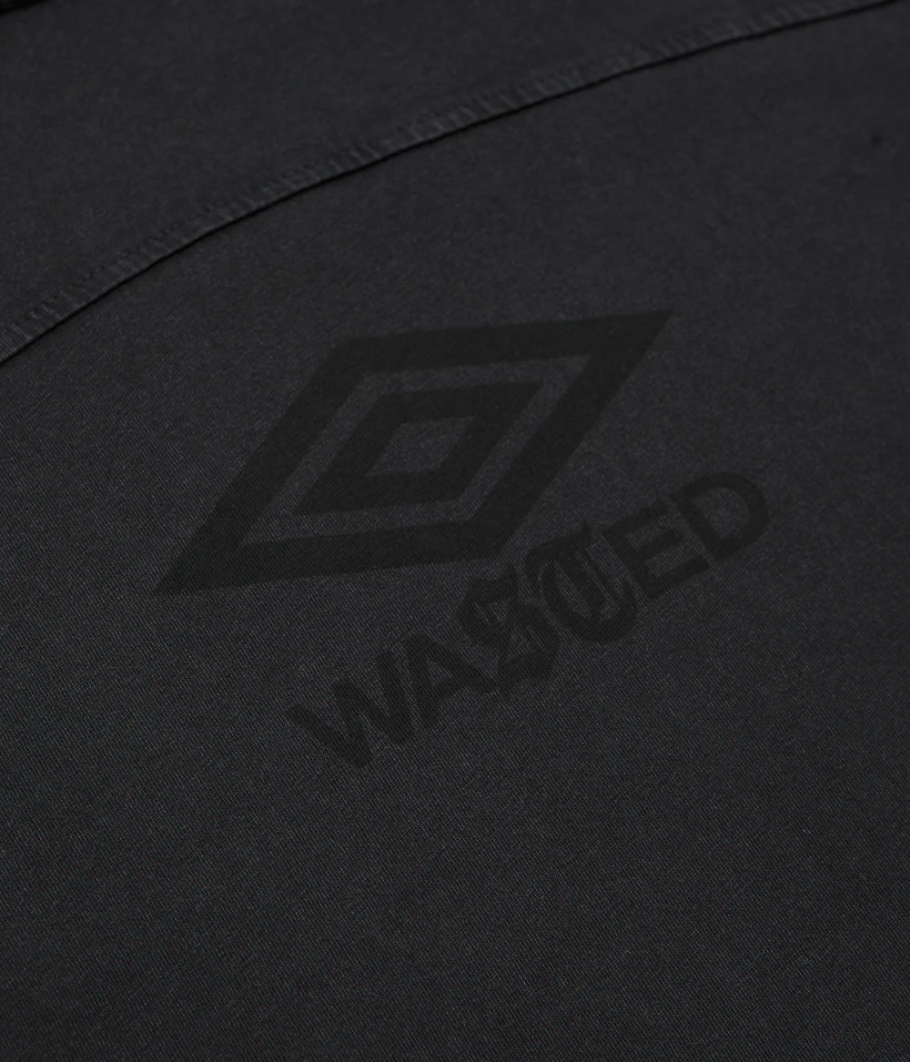 Wasted Paris x Umbro Boxy T-Shirt - Faded Black - Image 3