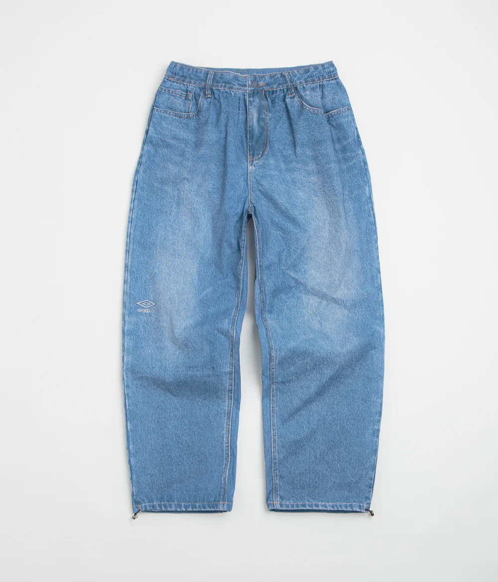 Wasted Paris x Umbro Trompe L'Oeil Overpants - Washed Blue