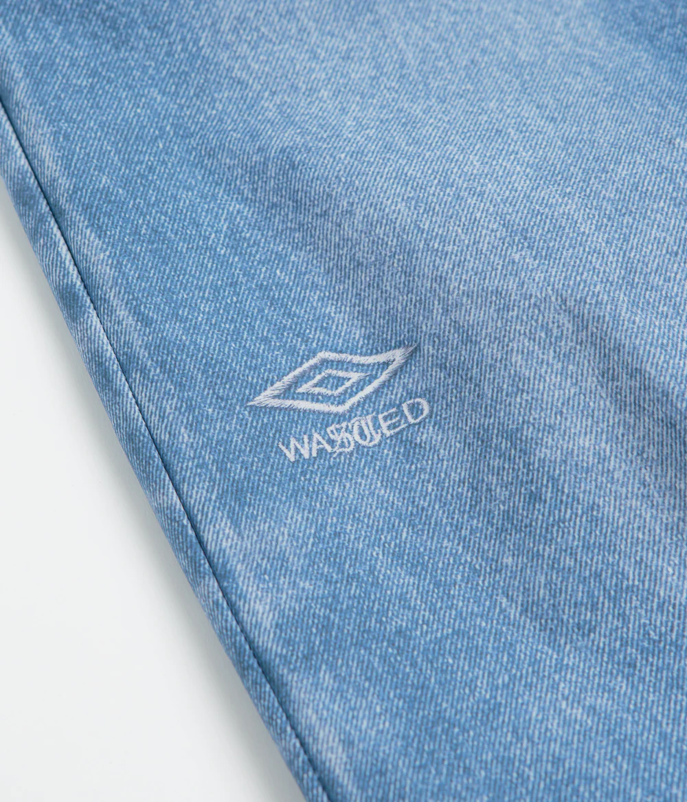 Wasted Paris x Umbro Trompe L'Oeil Overpants - Washed Blue - Image 6