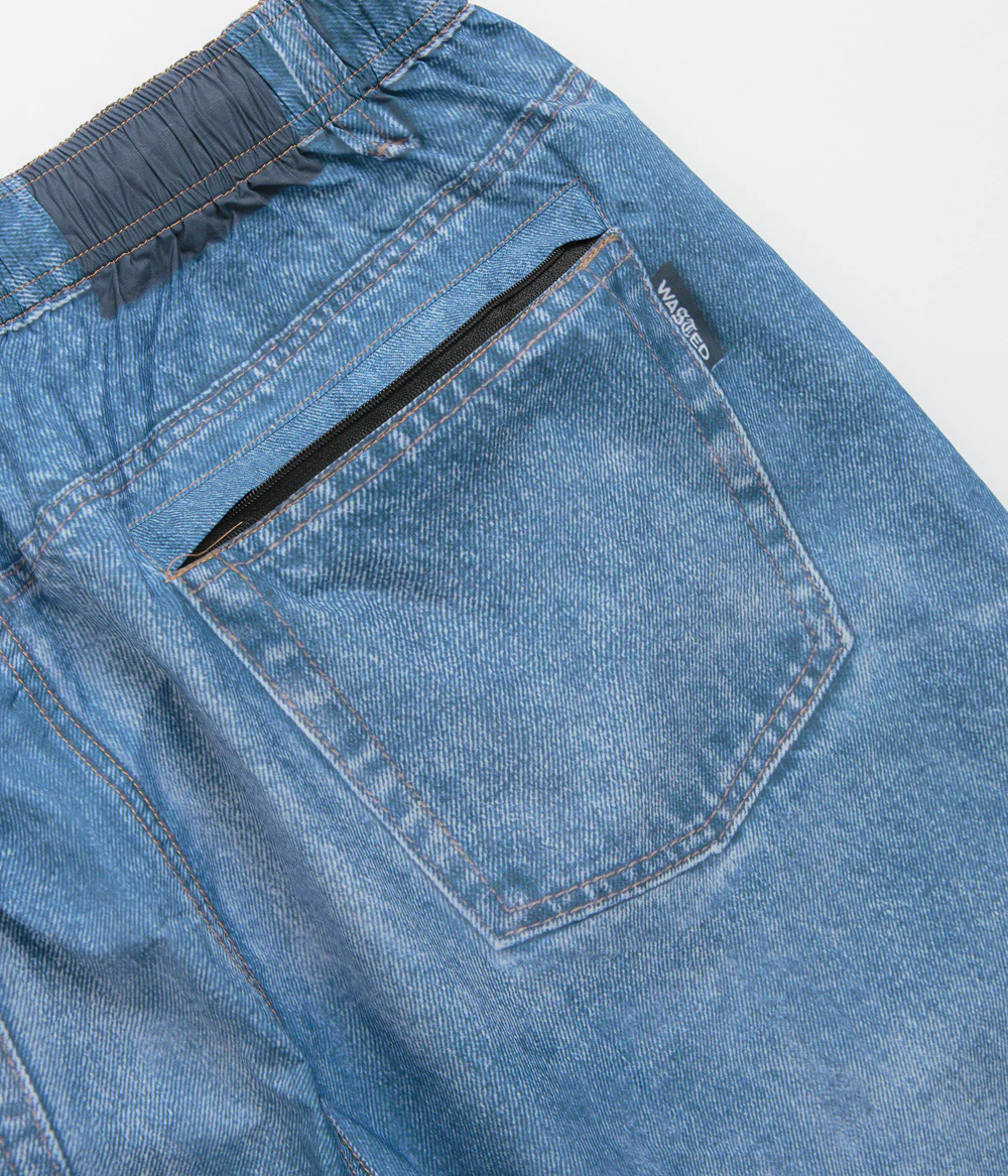 Wasted Paris x Umbro Trompe L'Oeil Overpants - Washed Blue - Image 8