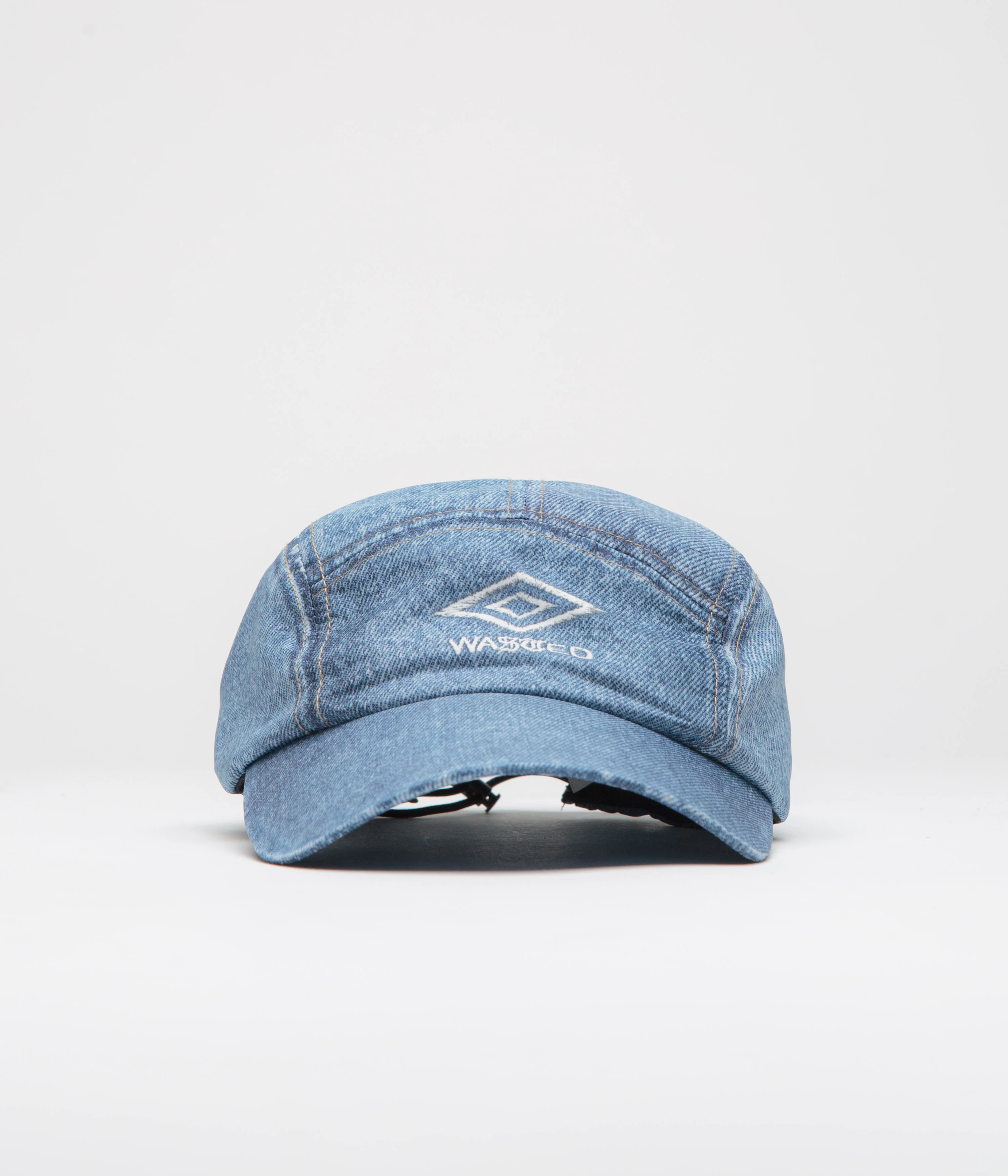 Wasted Paris x Umbro Trompe L'Oeil Track Cap - Washed Blue - Image 2