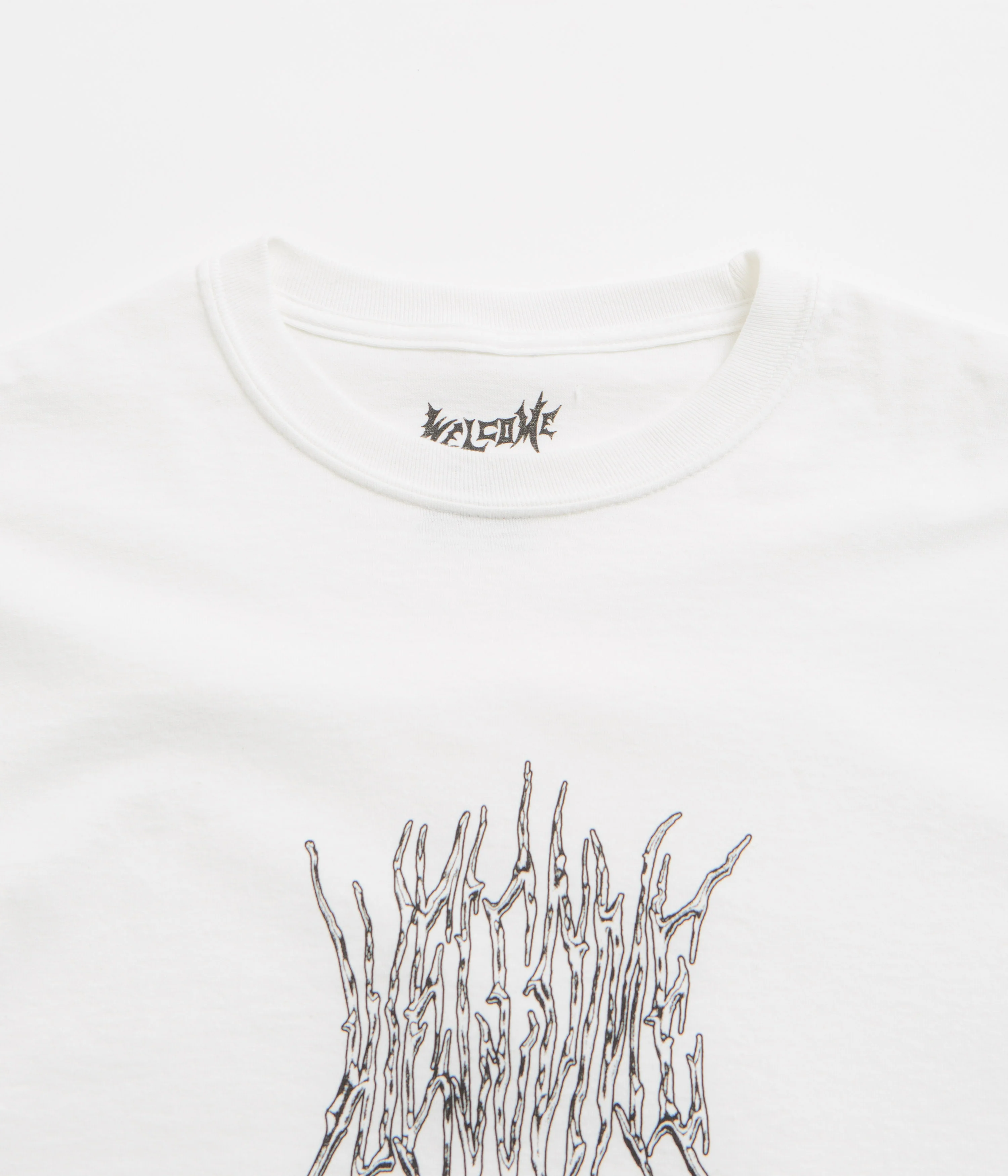 Welcome Chasm Long Sleeve T-Shirt - White - Image 2