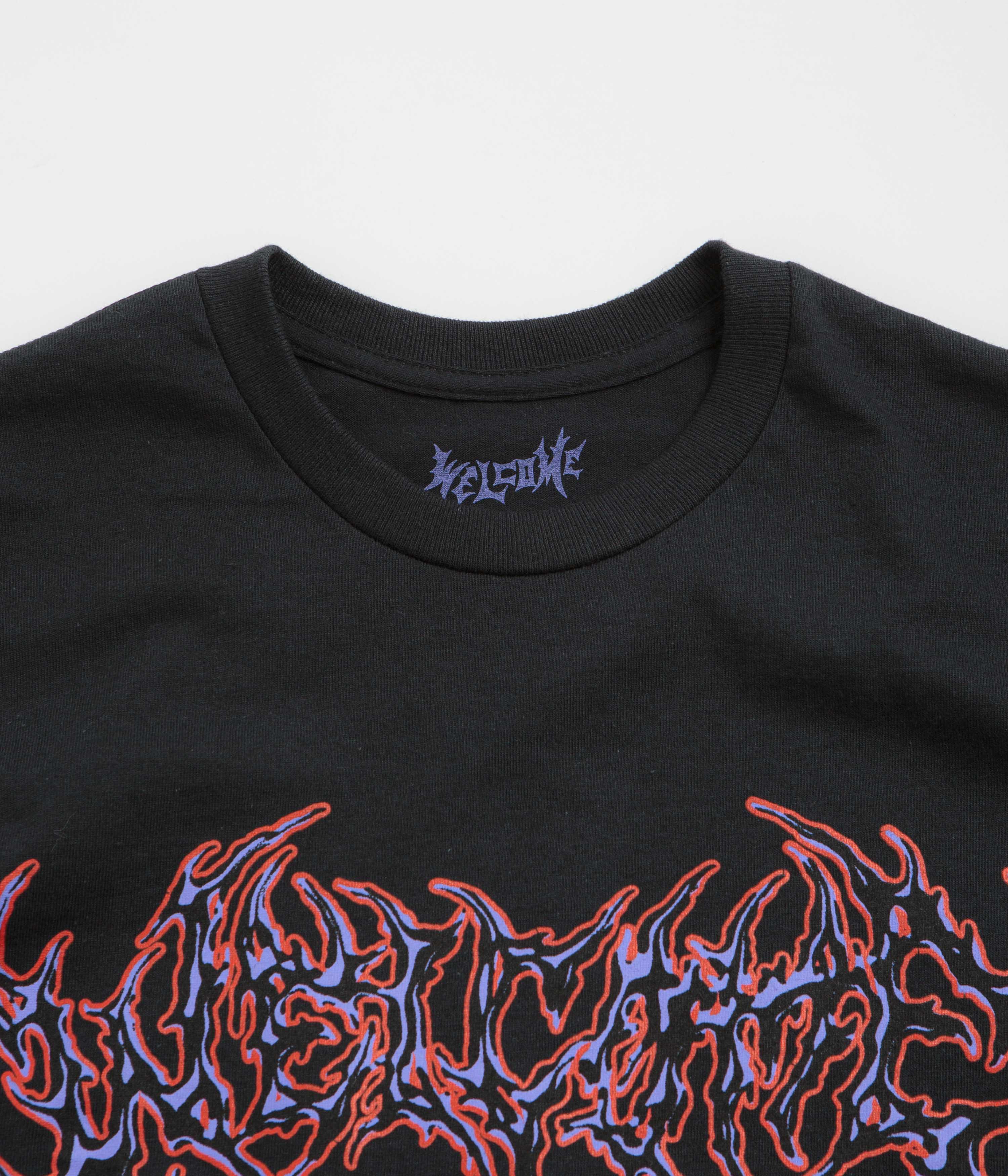 Welcome Fang T-Shirt - Black / Purple / Red - Image 2