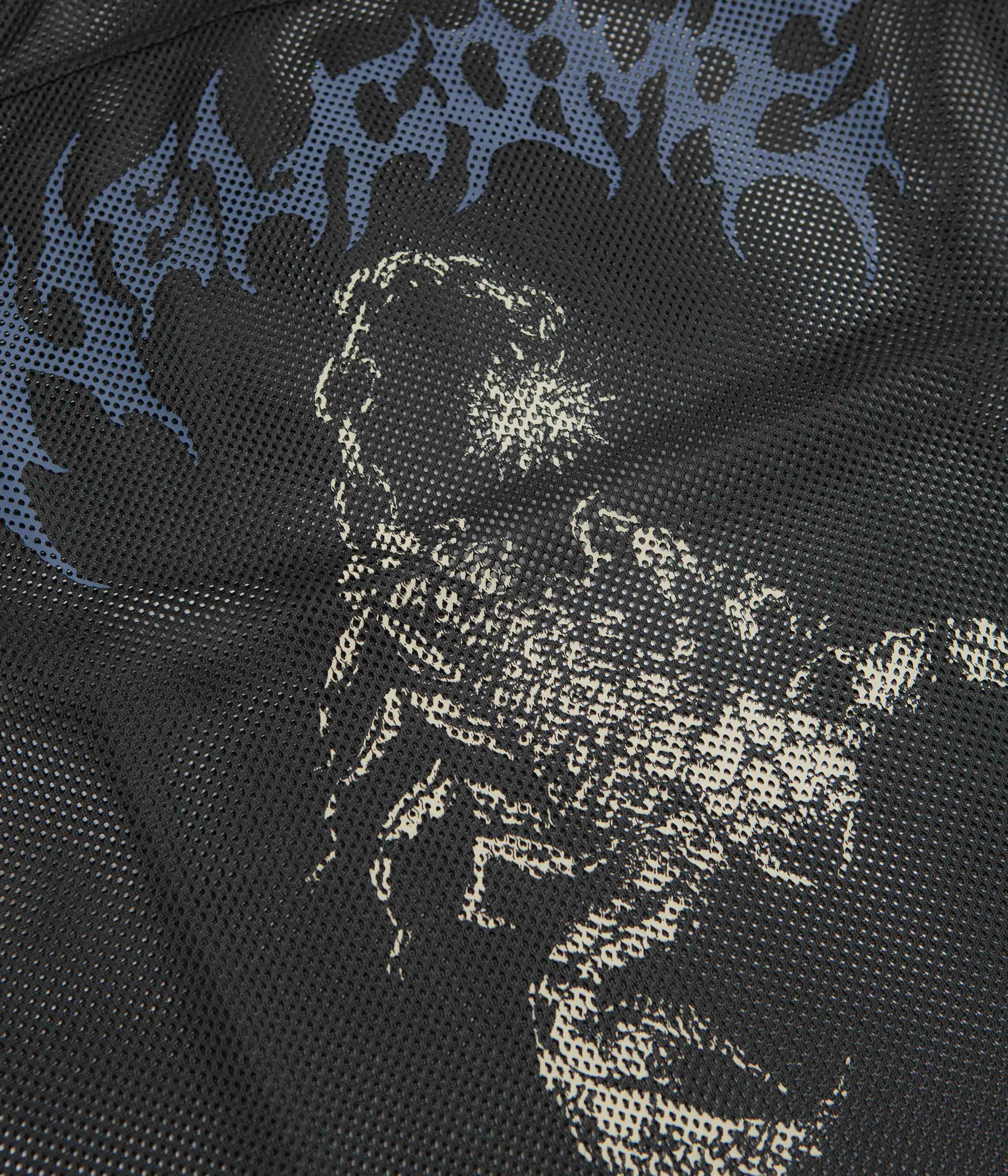 Welcome Mace Mesh Practise Jersey - Black / Blue - Image 3