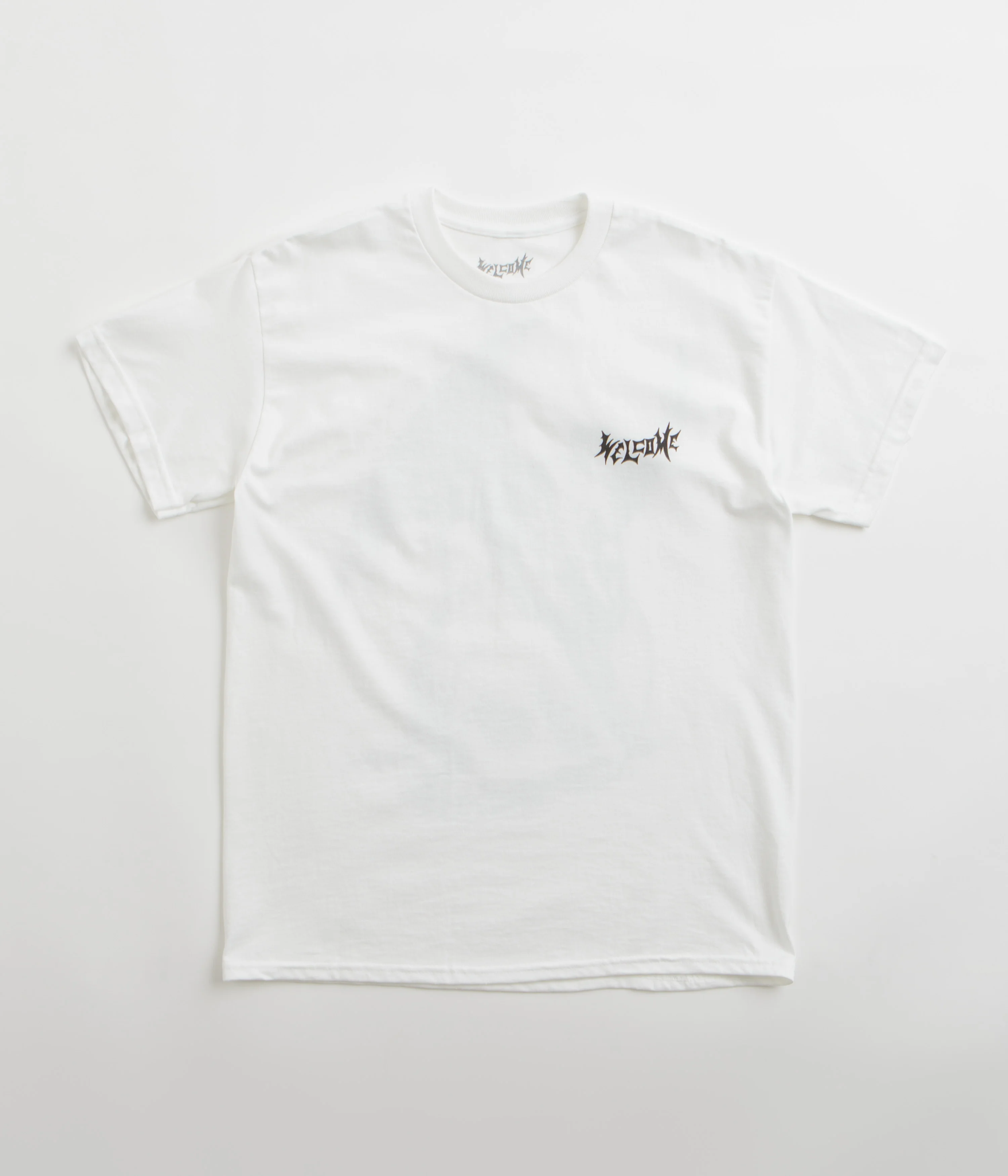 Welcome Nephilim Printed T-Shirt - White / Black - Image 2