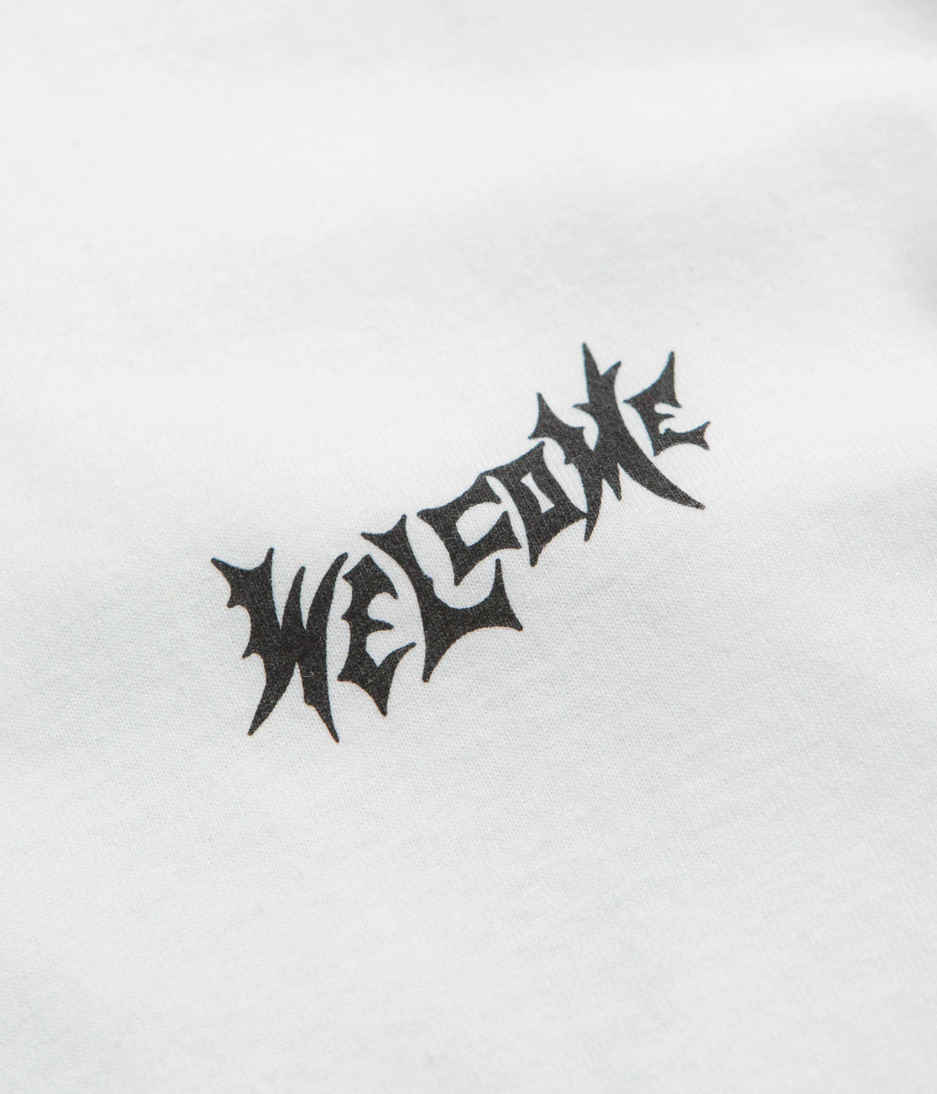Welcome Nephilim Printed T-Shirt - White / Black - Image 3