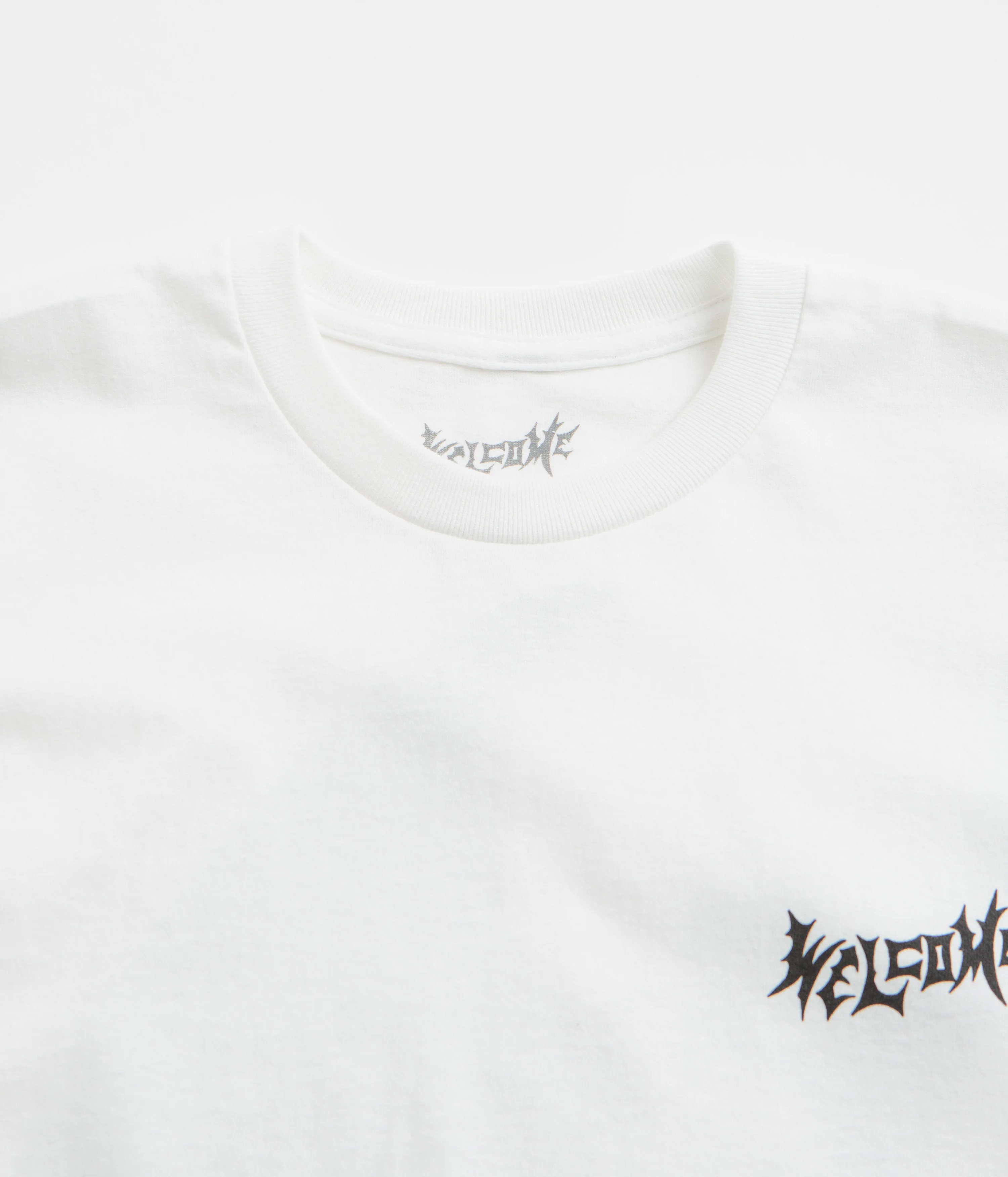 Welcome Nephilim Printed T-Shirt - White / Black - Image 4