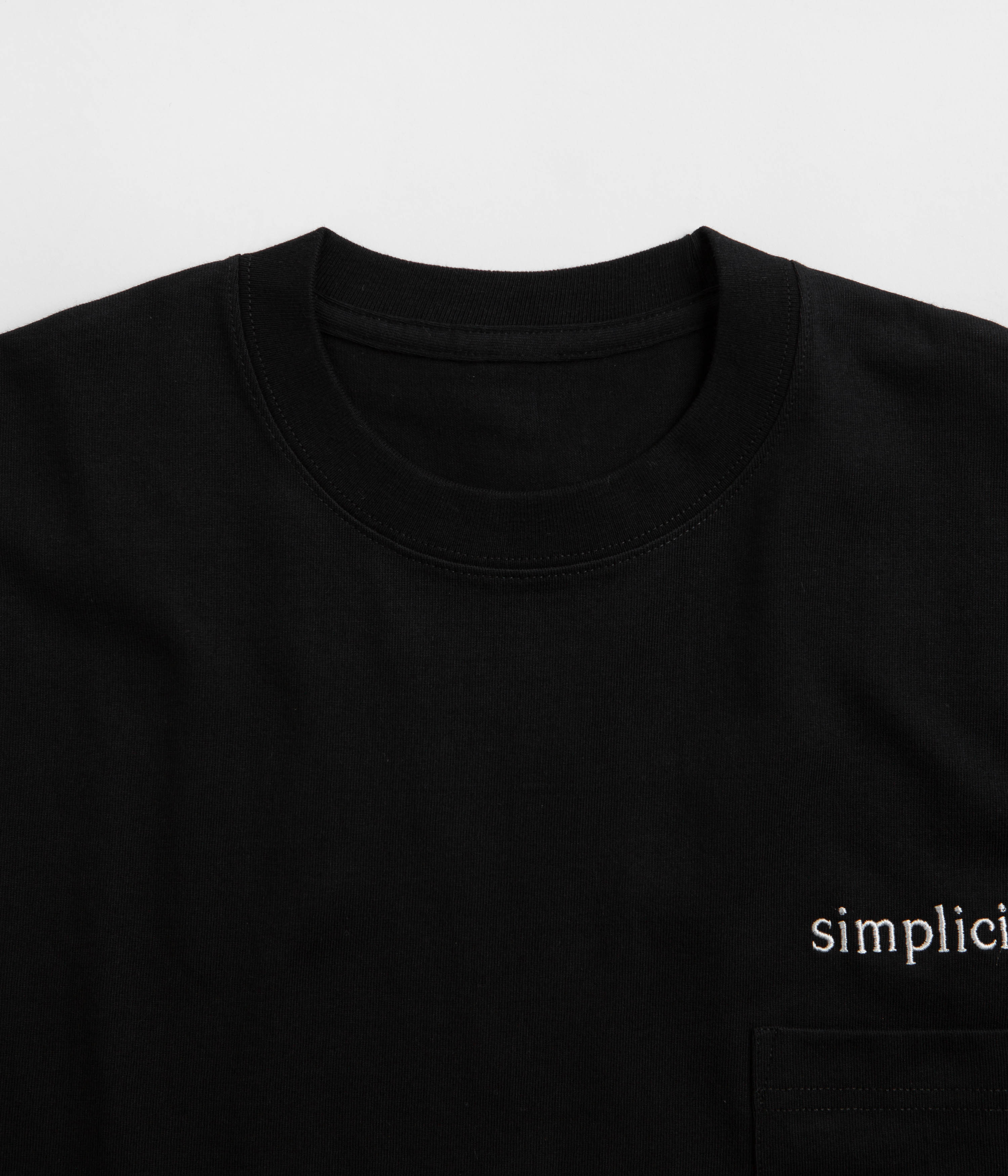 Workware Simplicity Heavyweight Pocket T-Shirt - Black - Image 3