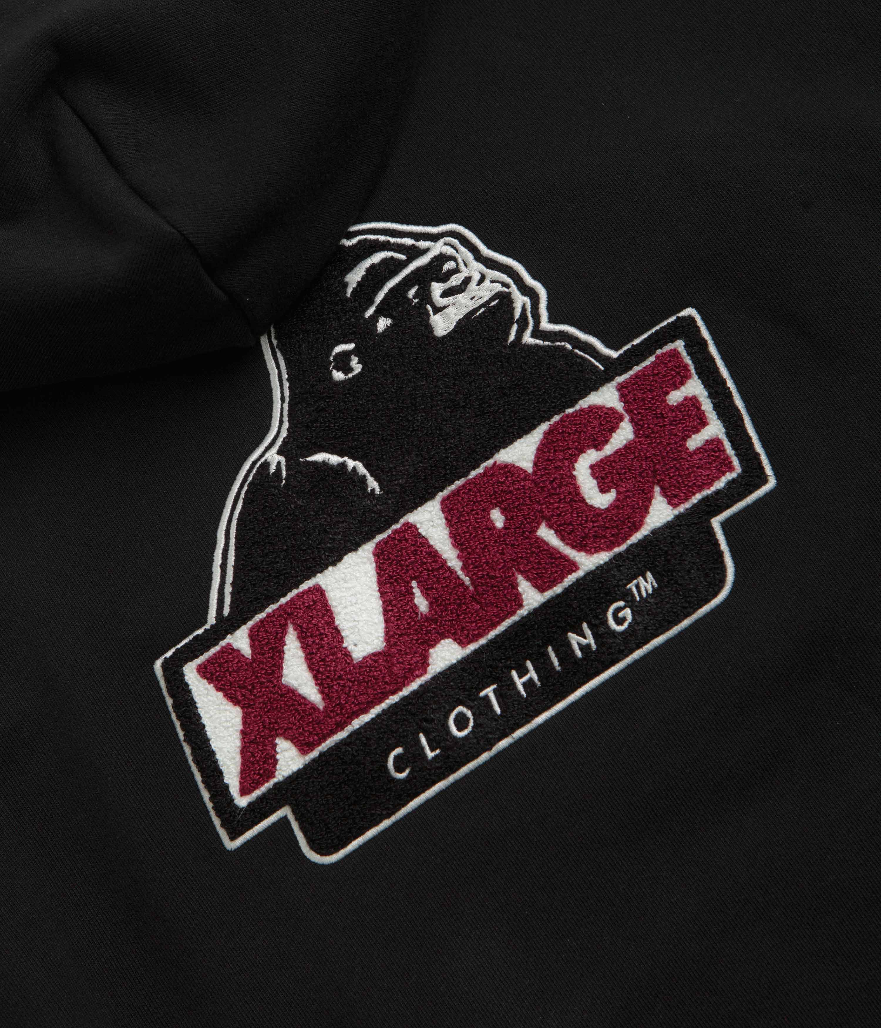 XLarge Chenille Slanted OG Hoodie - Black - Image 5
