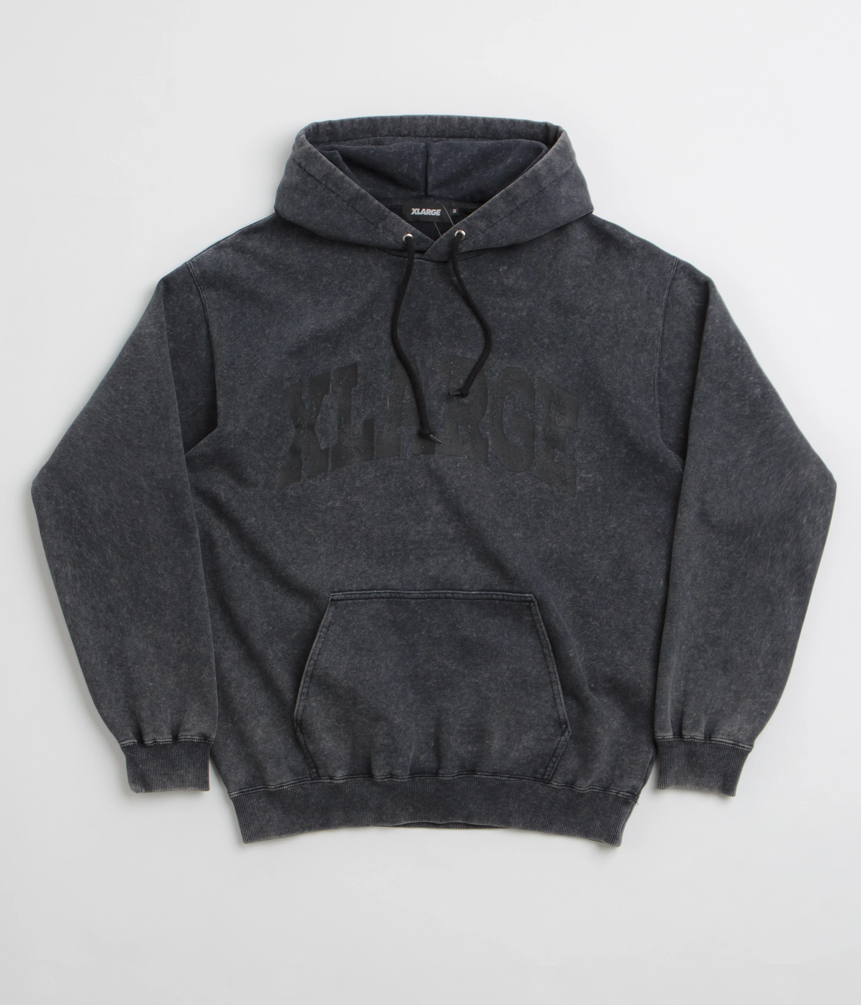 XLarge Collage Logo Hoodie - Black Dyed