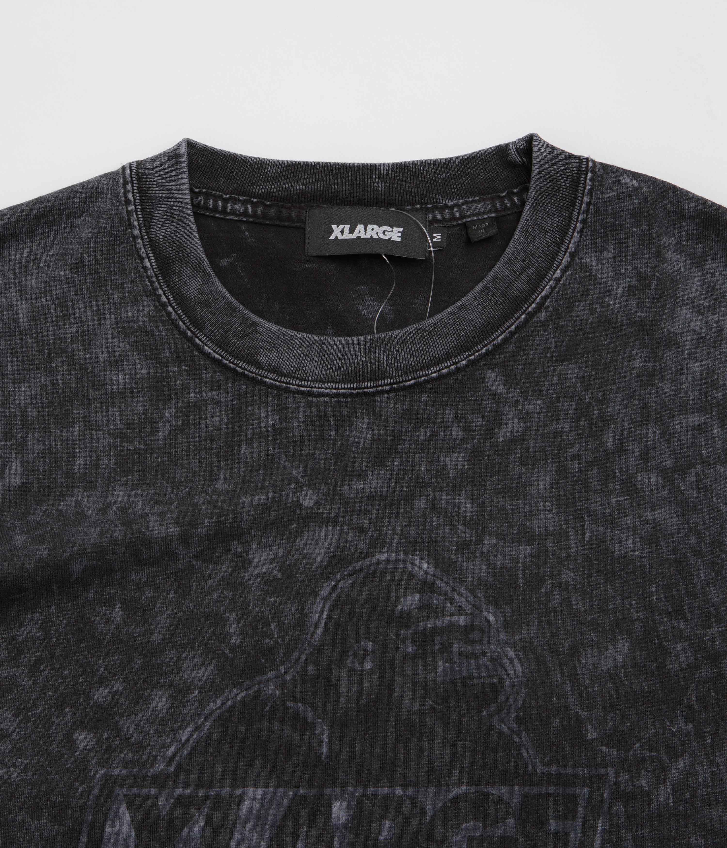 XLarge Slanted OG Long Sleeve T-Shirt - Black Chemical Wash - Image 3