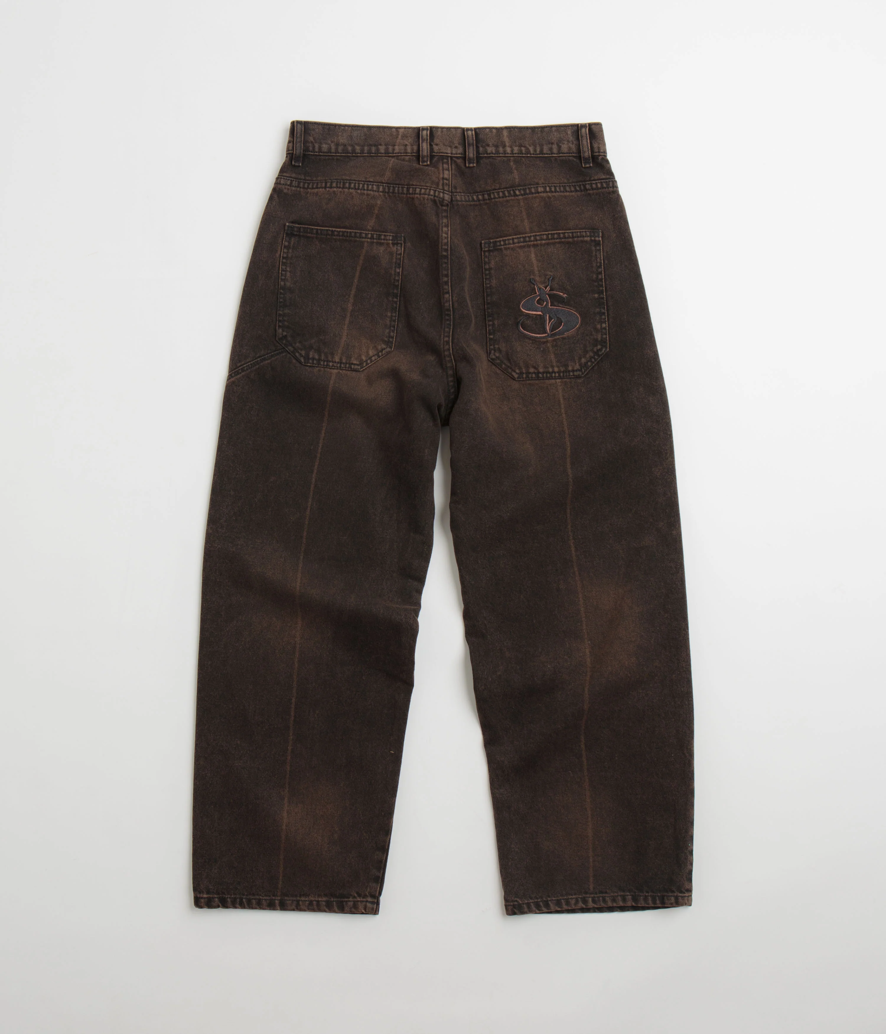 Yardsale Bleached Phantasy Jeans - Bronze - Image 3