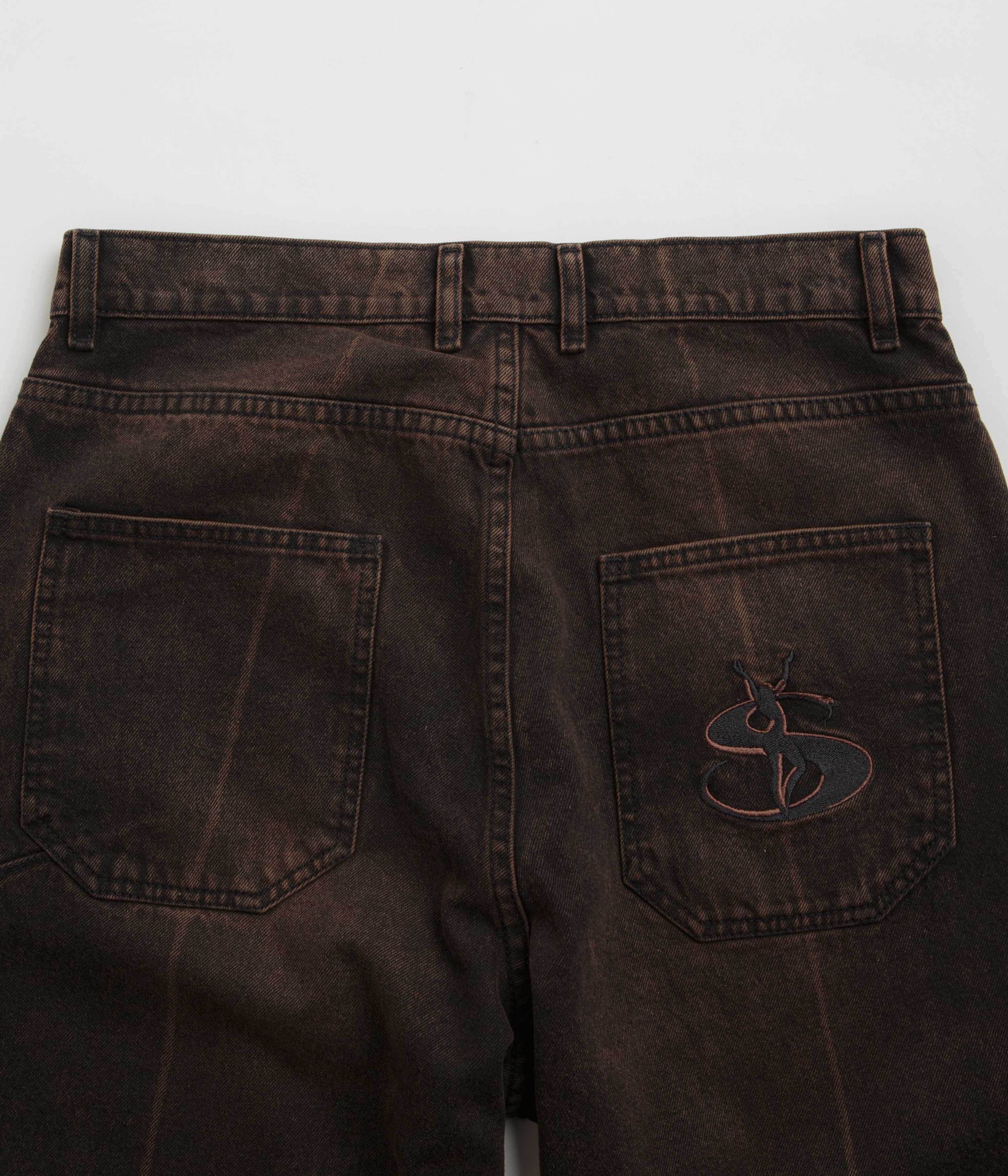 Yardsale Bleached Phantasy Jeans - Bronze - Image 6