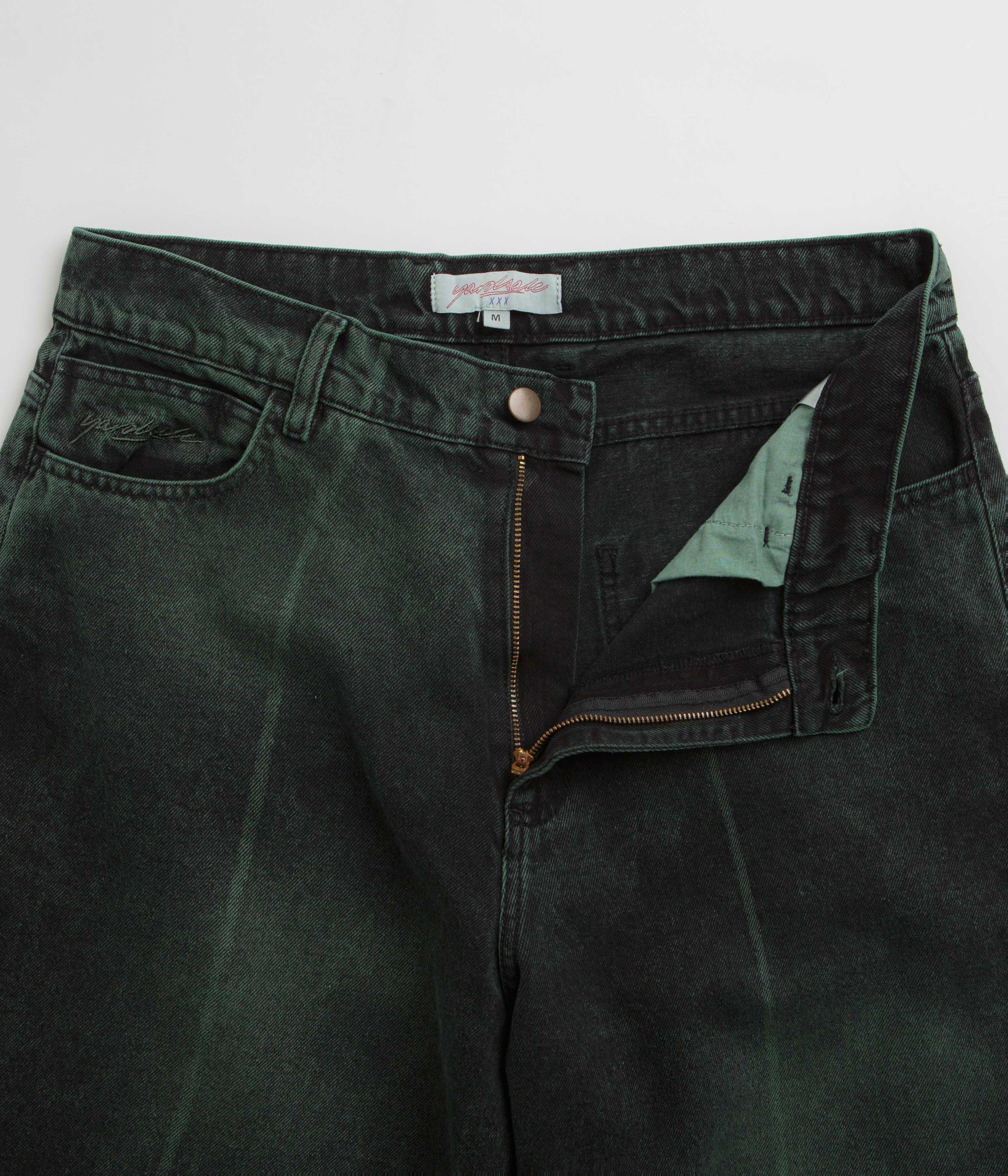 Yardsale Bleached Phantasy Jeans - Emerald - Image 5