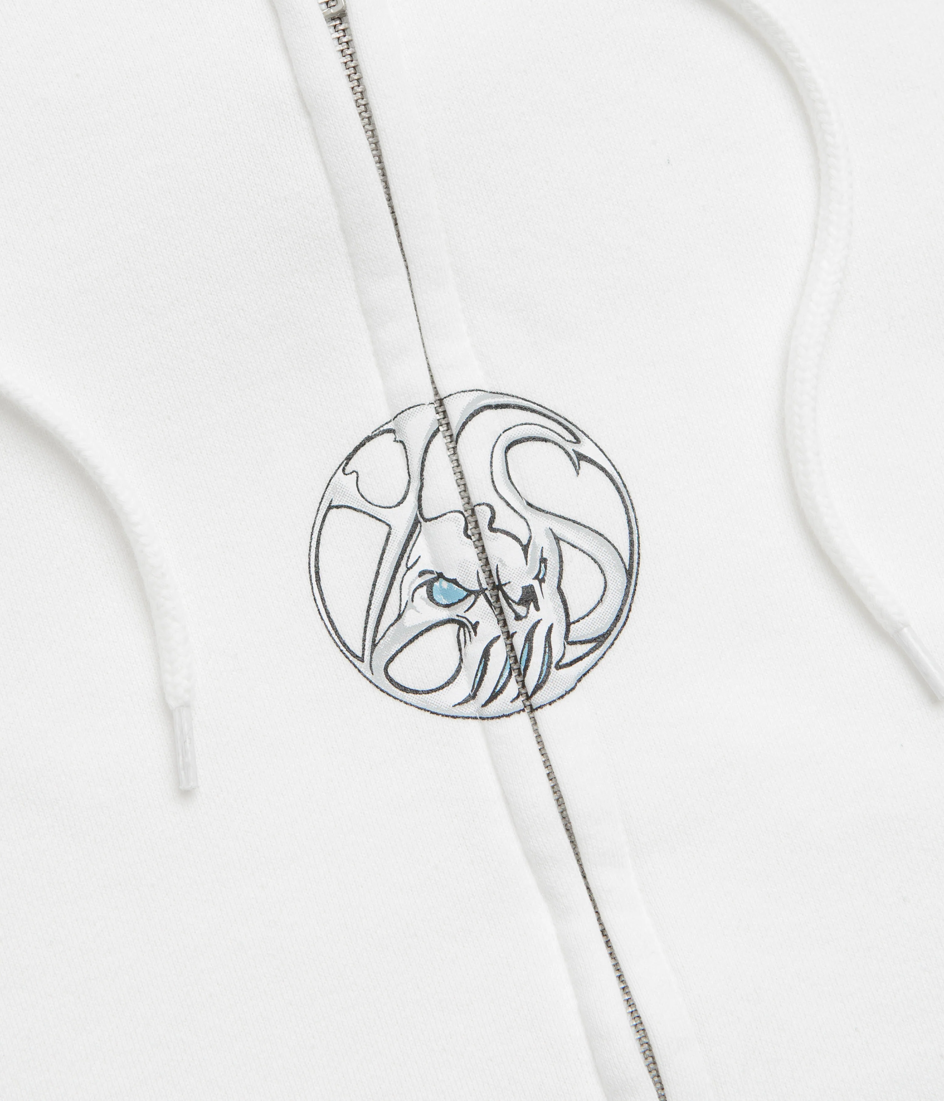 Yardsale Bullseye Full Zip Hoodie - Off White - Image 3
