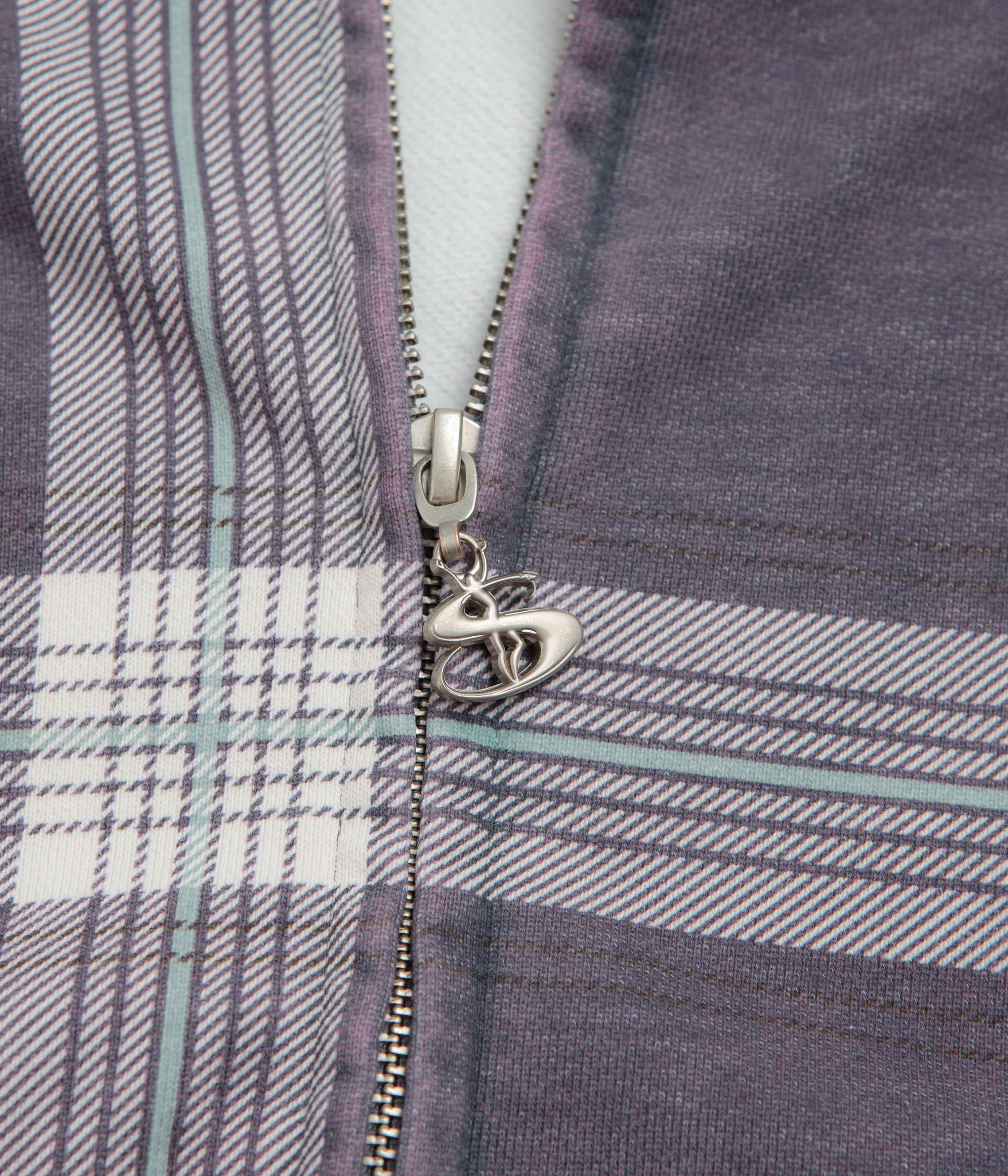 Yardsale Crib Checked Hoodie - Blue - Image 3