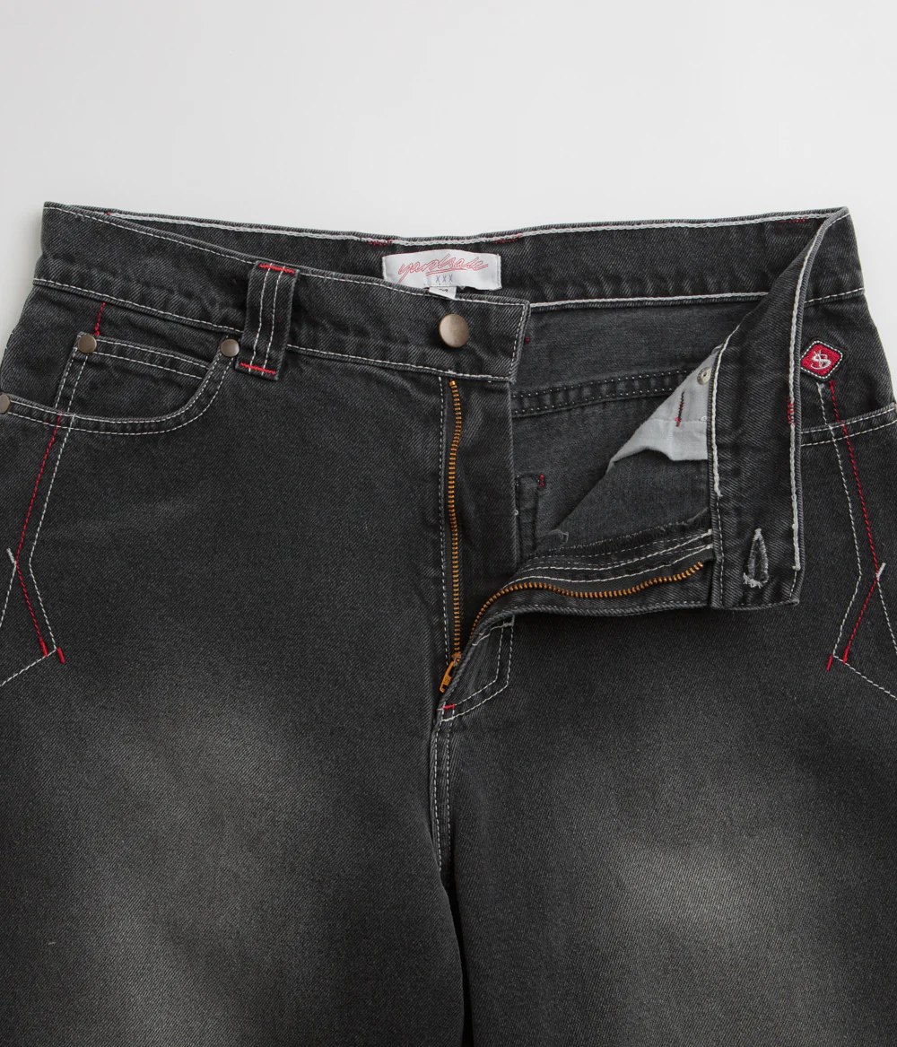 Yardsale Culture Slub Phantasy Jeans - Washed Black - Image 5