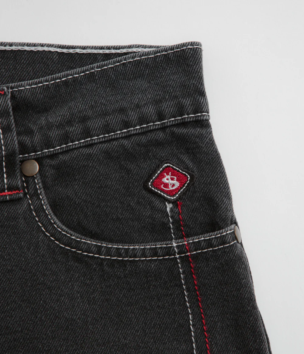 Yardsale Culture Slub Phantasy Jeans - Washed Black - Image 7