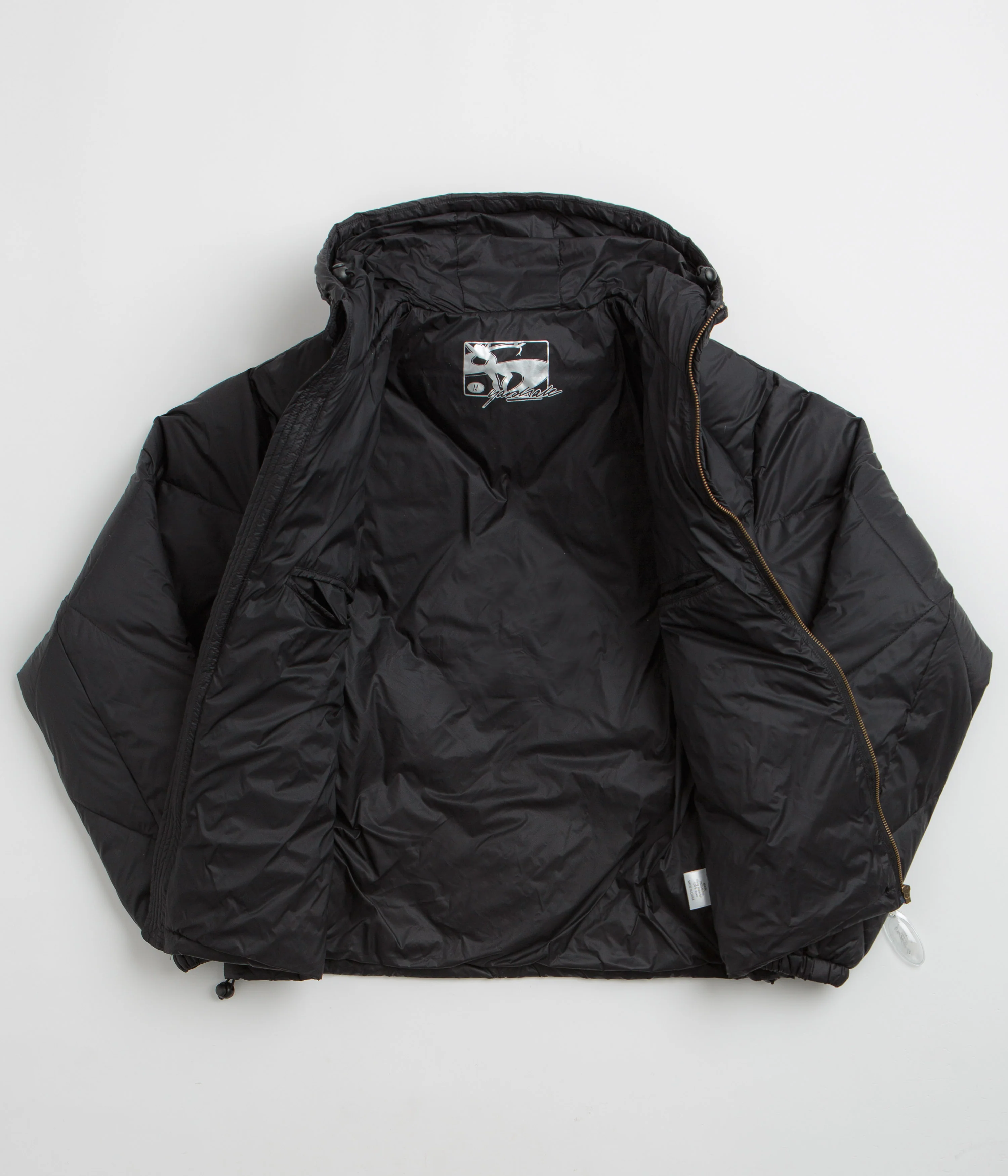 Yardsale Diamond Down Puffer Jacket - Black - Image 2