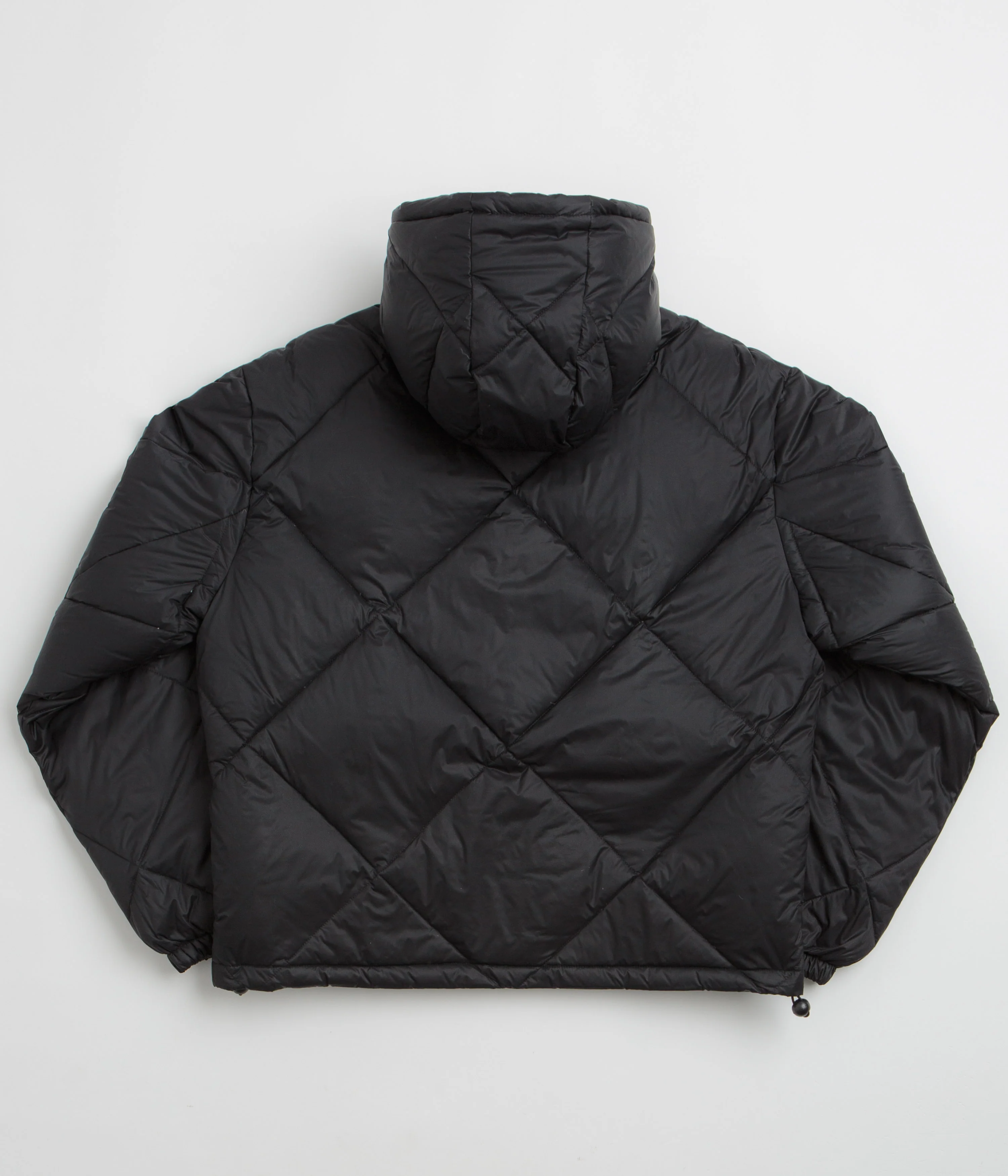 Yardsale Diamond Down Puffer Jacket - Black - Image 3
