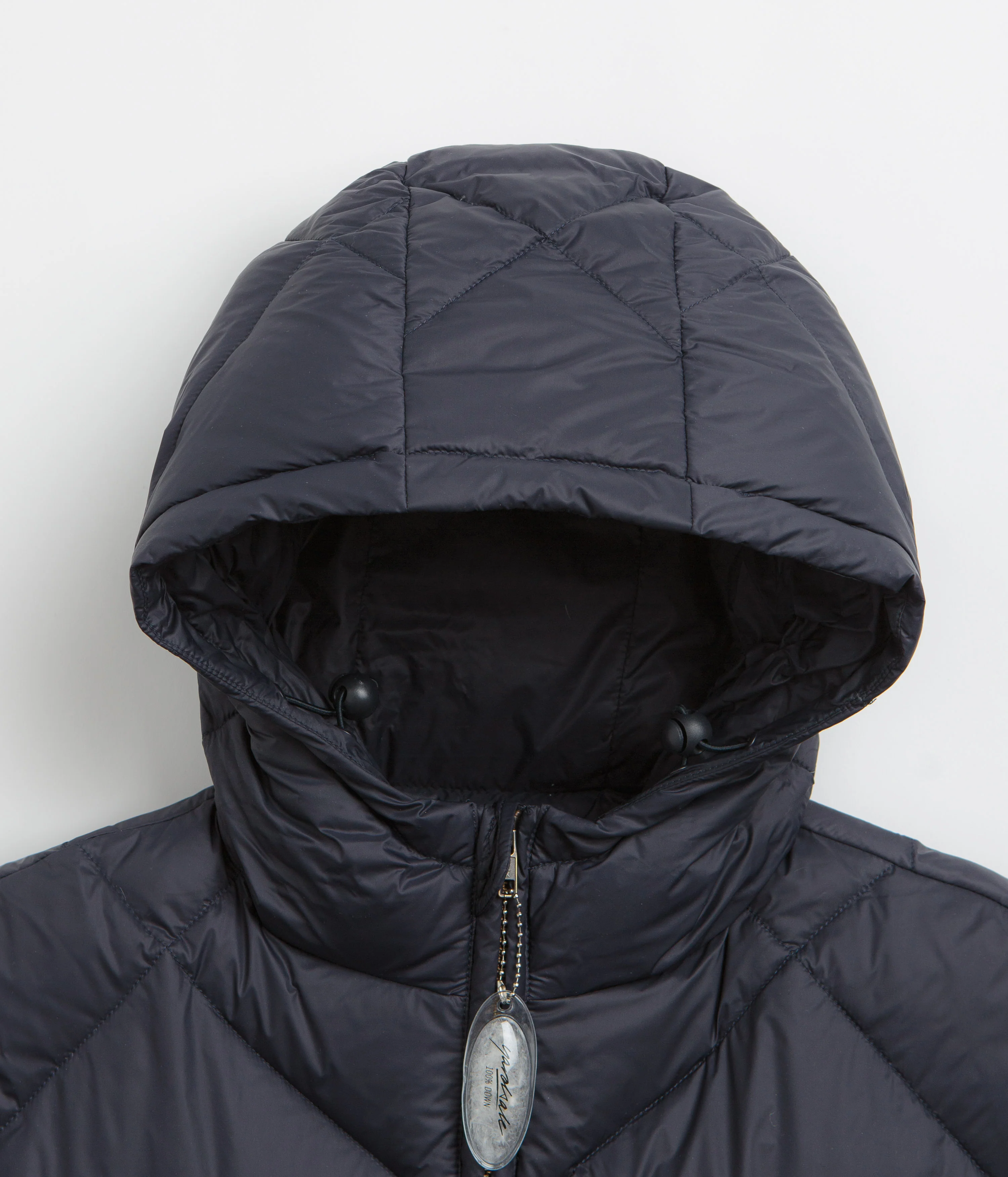 Yardsale Diamond Down Puffer Jacket - Navy - Image 4