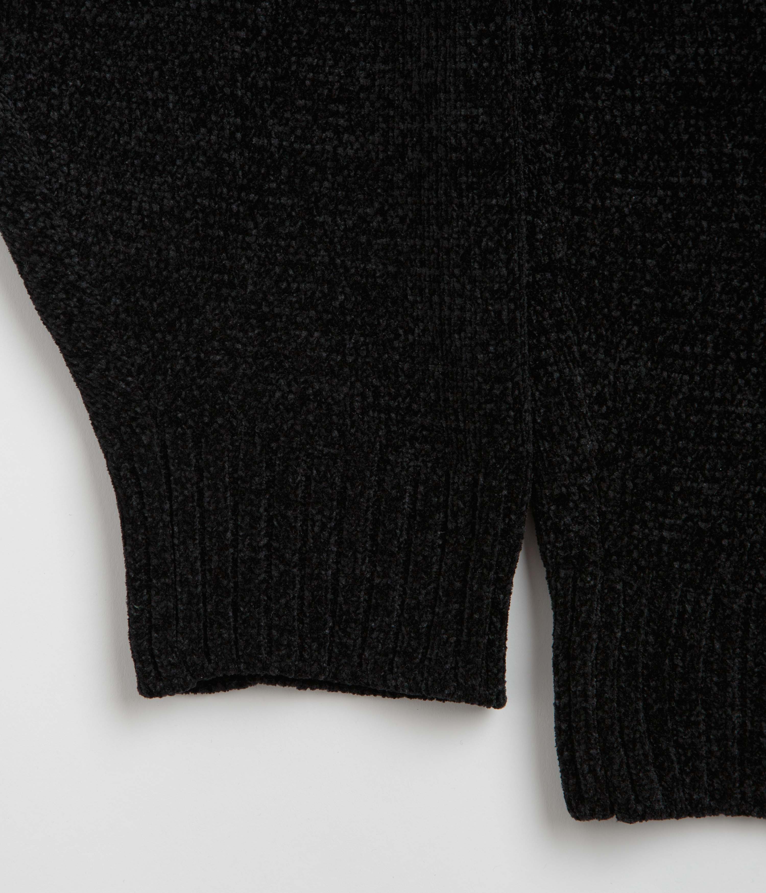 Yardsale Dreamer Chenille Full Zip Hoodie - Black - Image 5