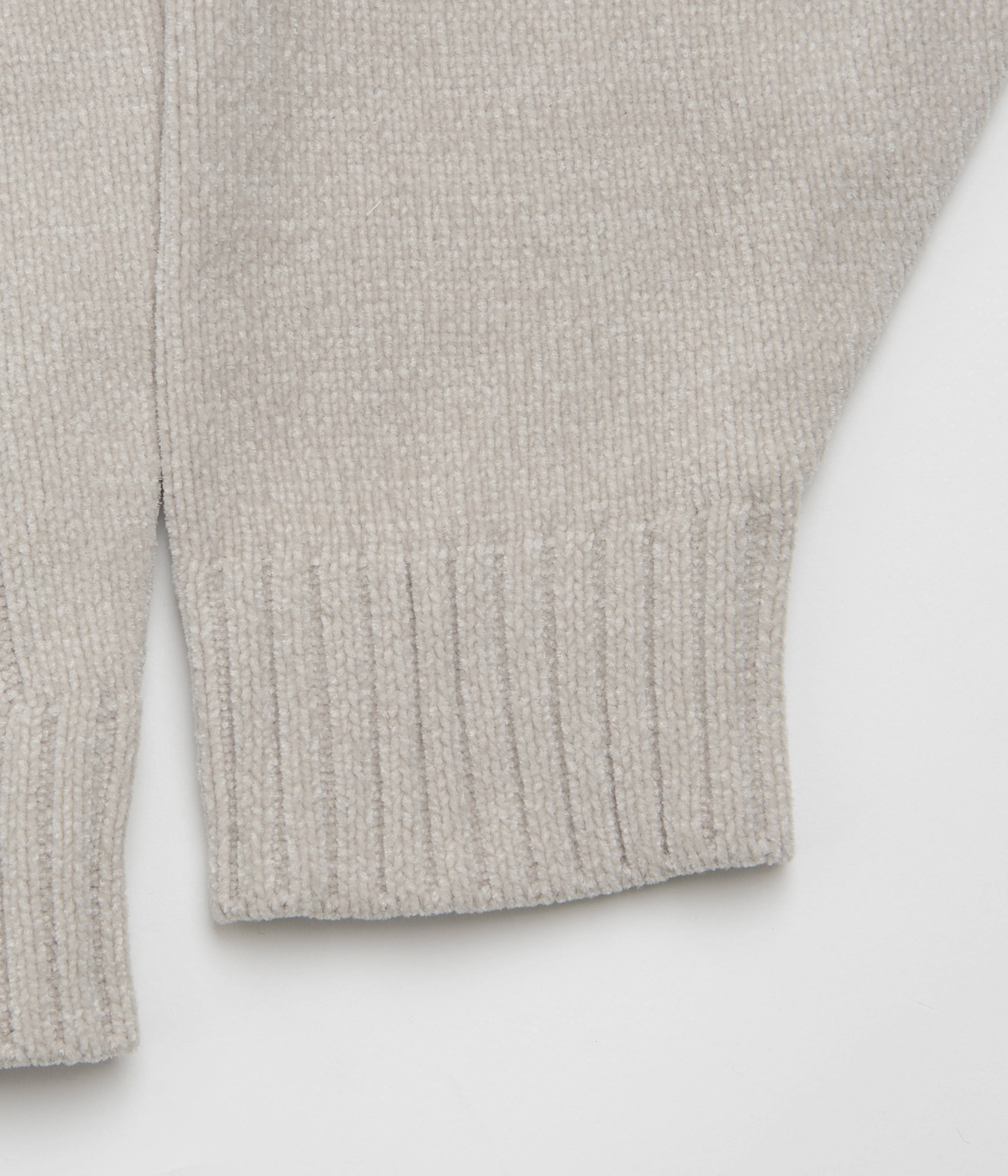 Yardsale Dreamer Chenille Full Zip Hoodie - Light Grey - Image 5