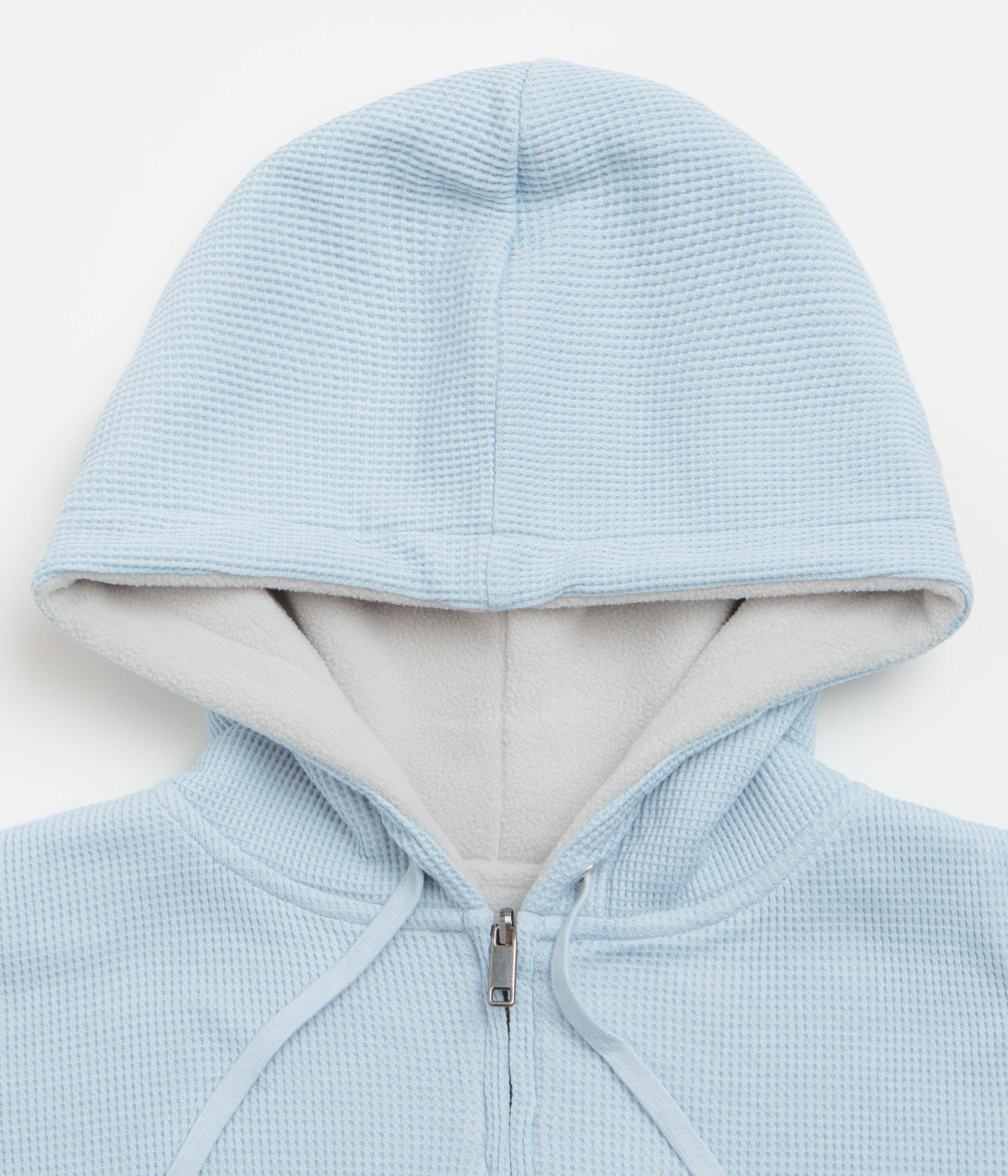 Yardsale Exo Full Zip Hoodie - Stone Blue - Image 4
