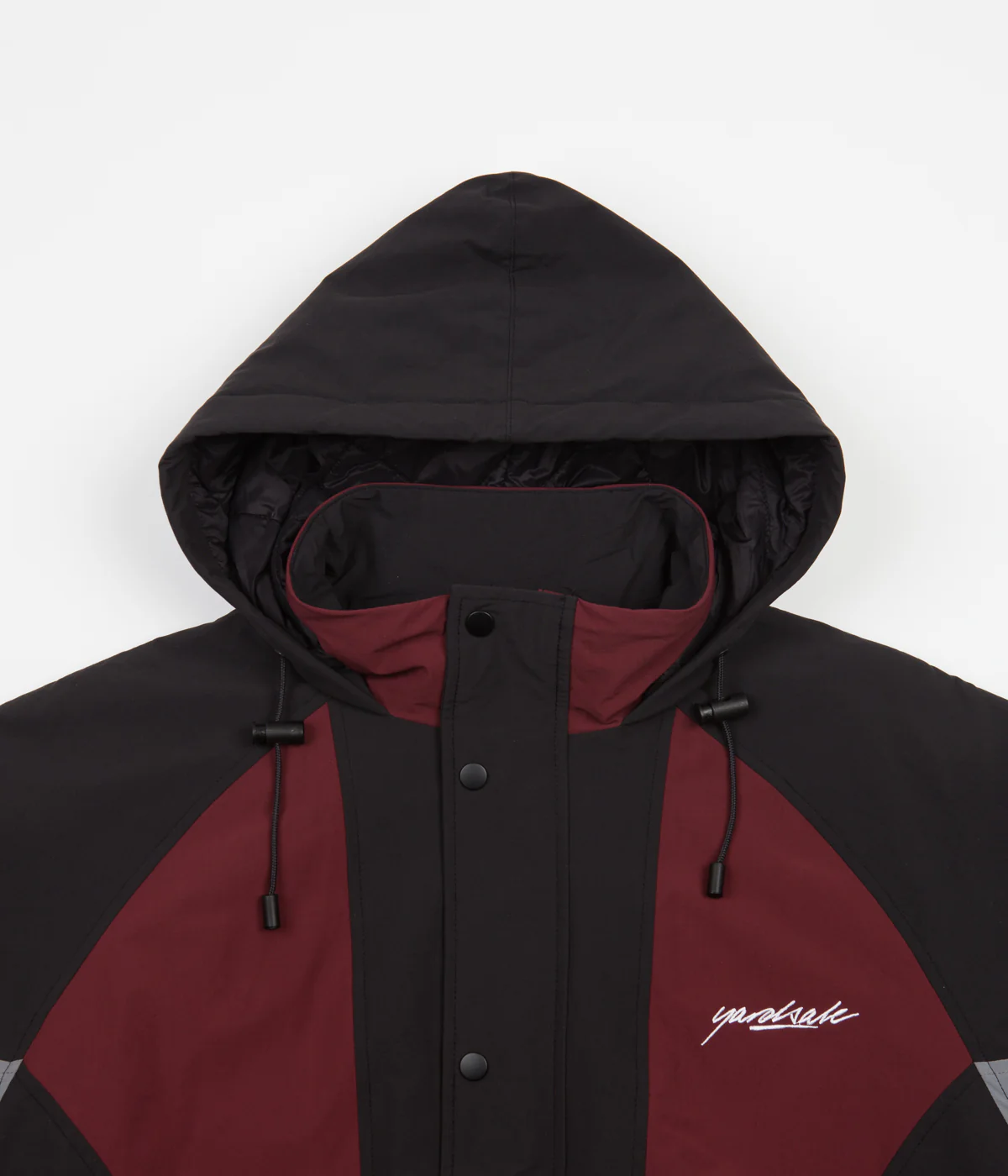 Yardsale Genesis Jacket - Burgundy / Black / Grey - Image 10
