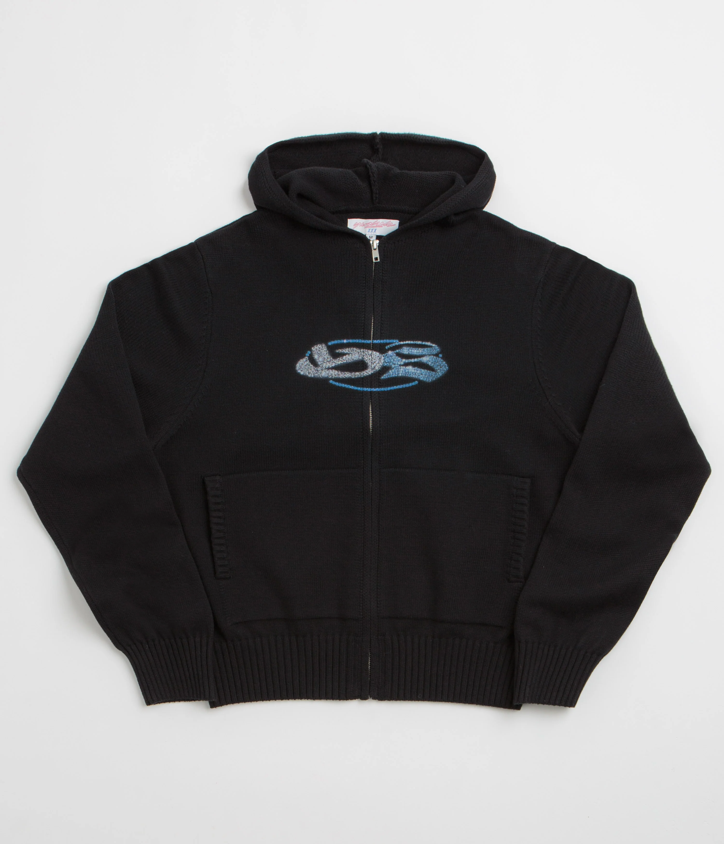 Yardsale Glitz Knitted Hoodie - Black
