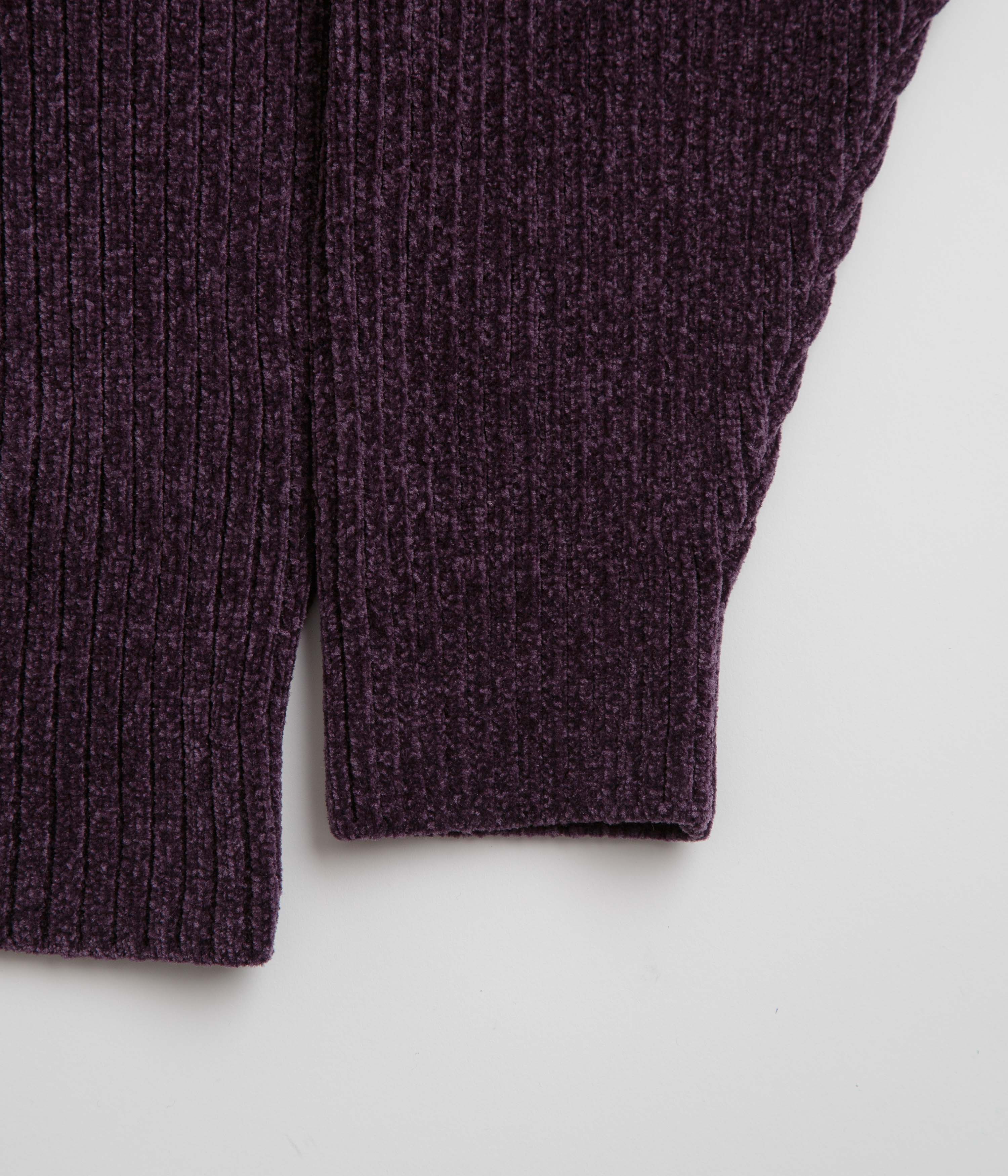 Yardsale Phantasy Chenille Full Zip Sweatshirt - Purple - Image 5