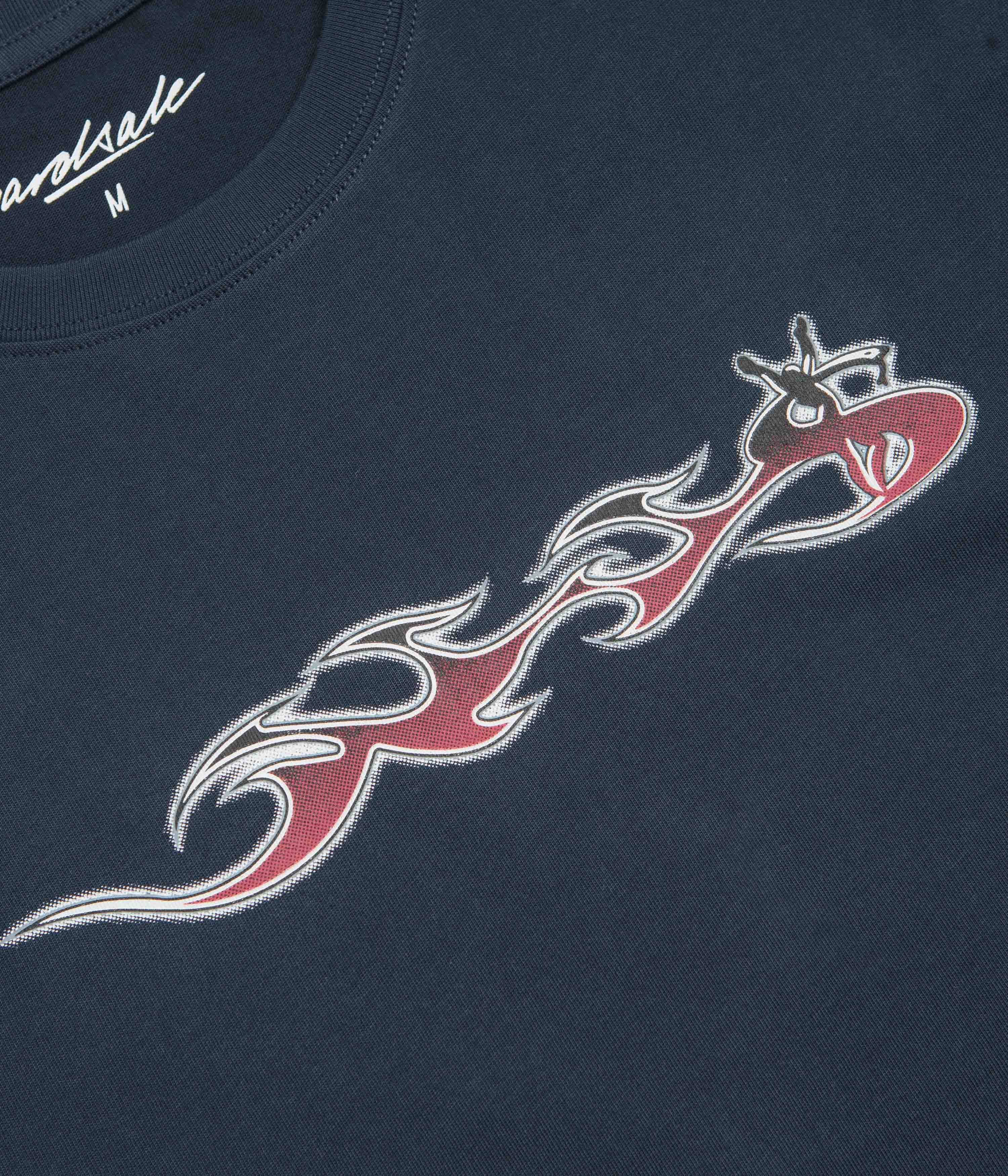 Yardsale Phantasy Flame T-Shirt - Navy - Image 2