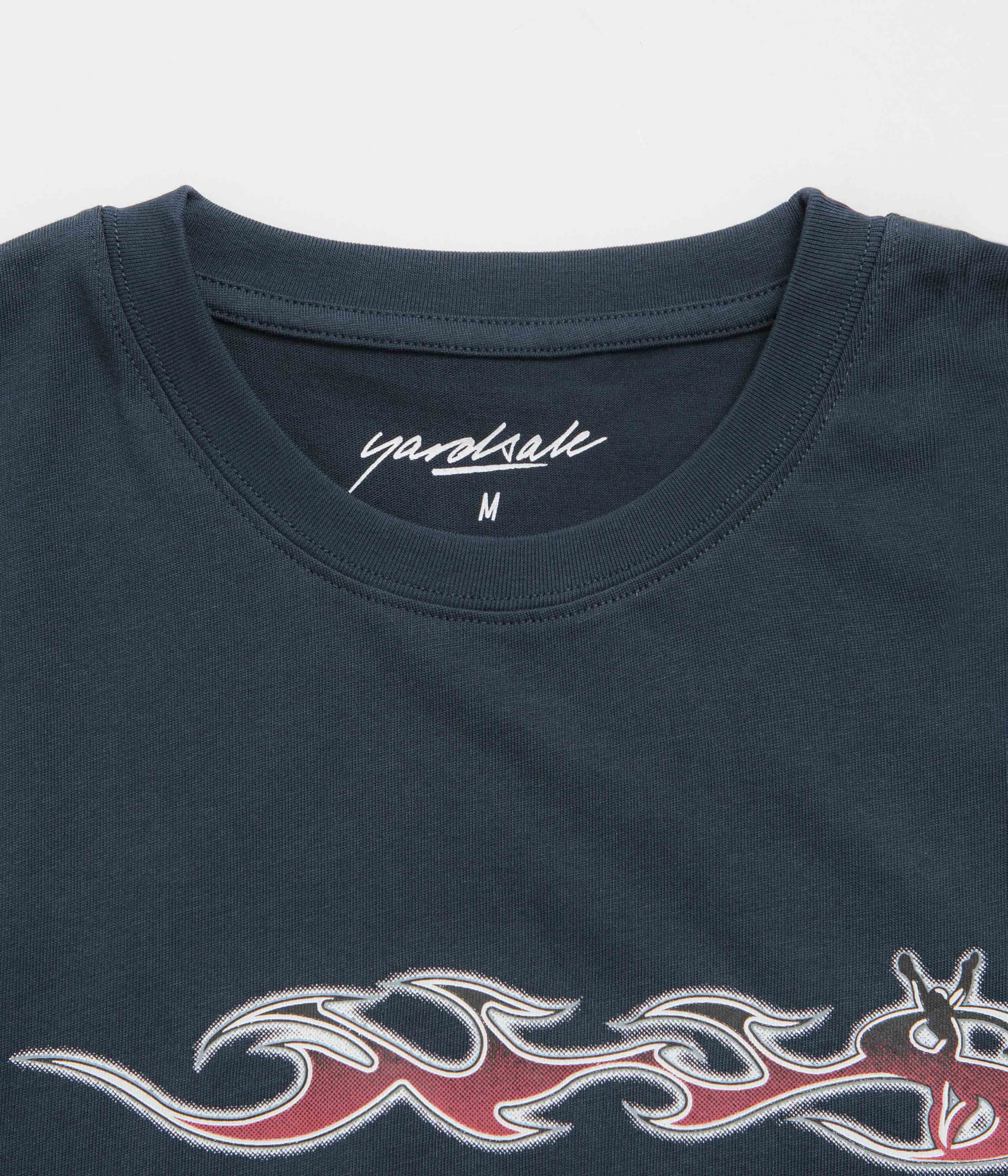 Yardsale Phantasy Flame T-Shirt - Navy - Image 3