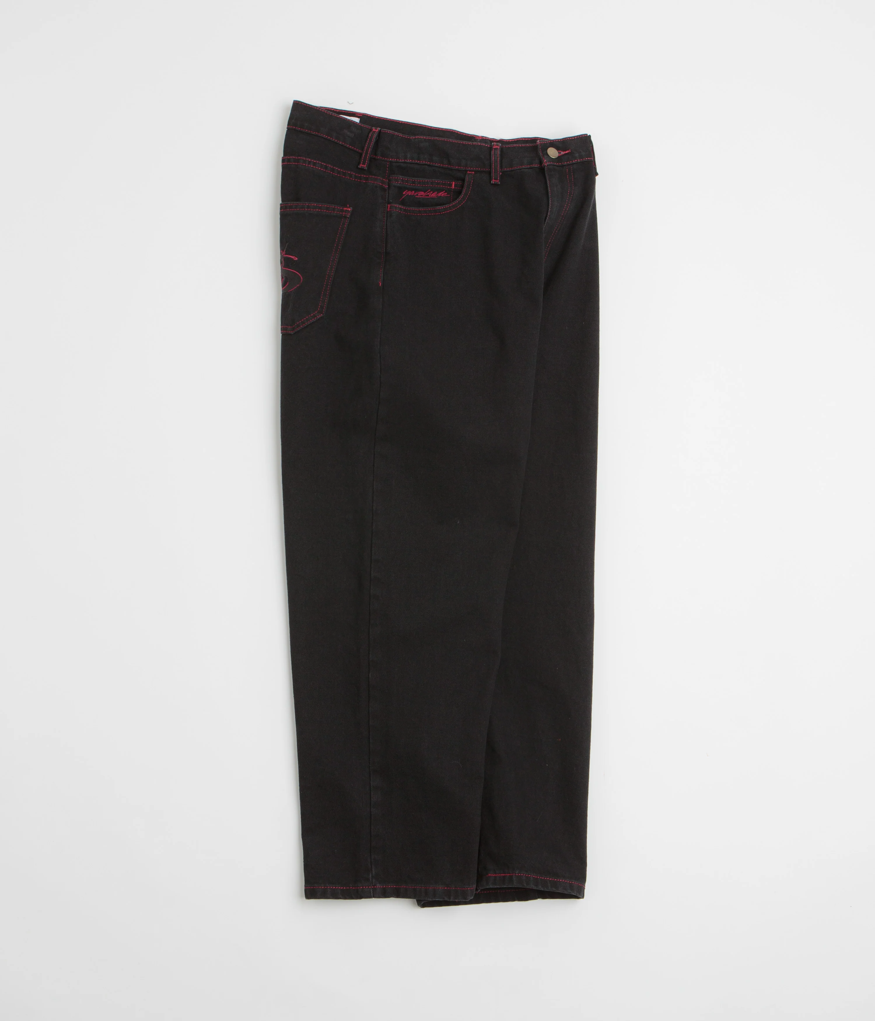Yardsale Phantasy Jeans - Black / Red - Image 2