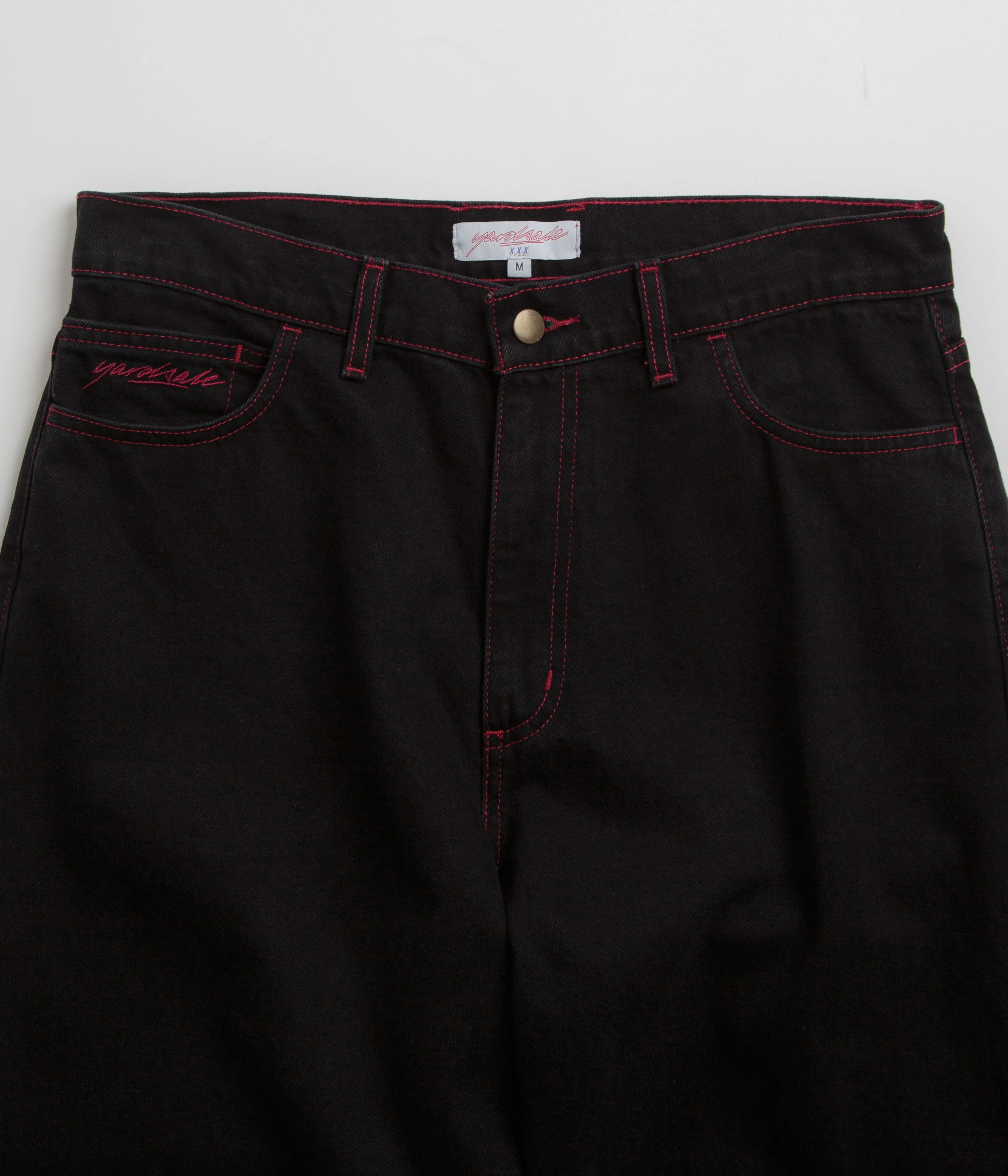 Yardsale Phantasy Jeans - Black / Red - Image 4