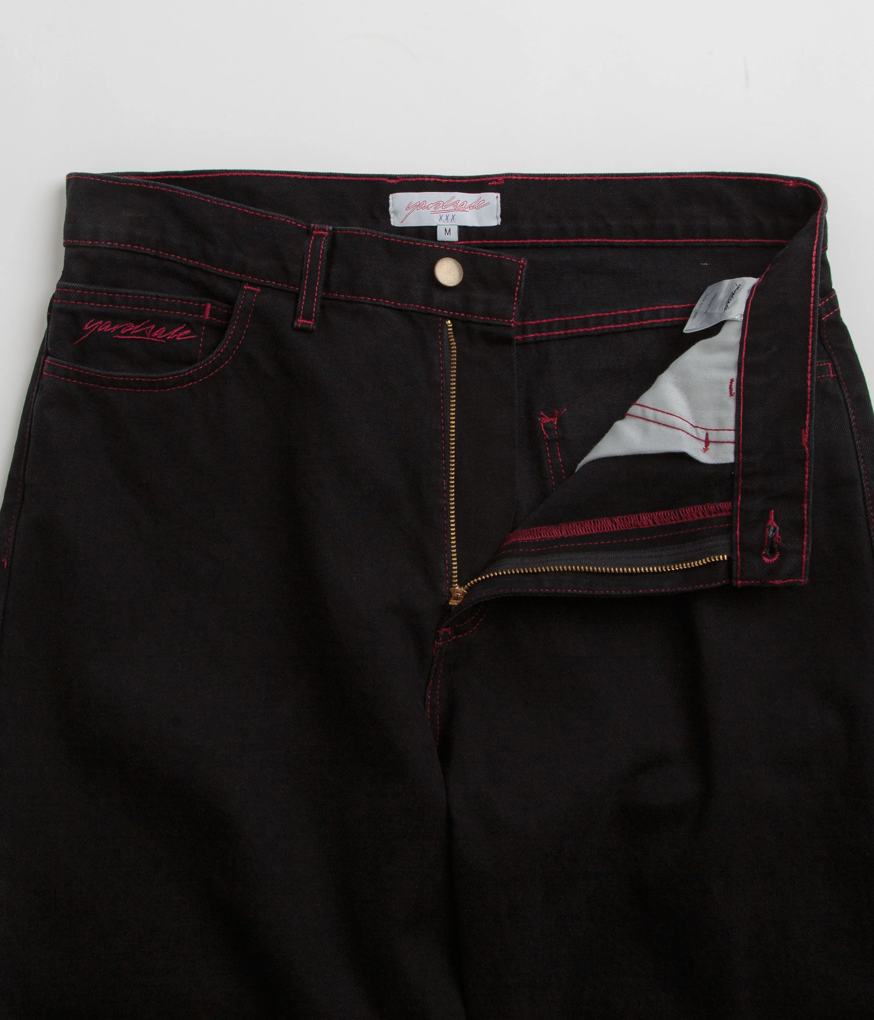 Yardsale Phantasy Jeans - Black / Red - Image 5