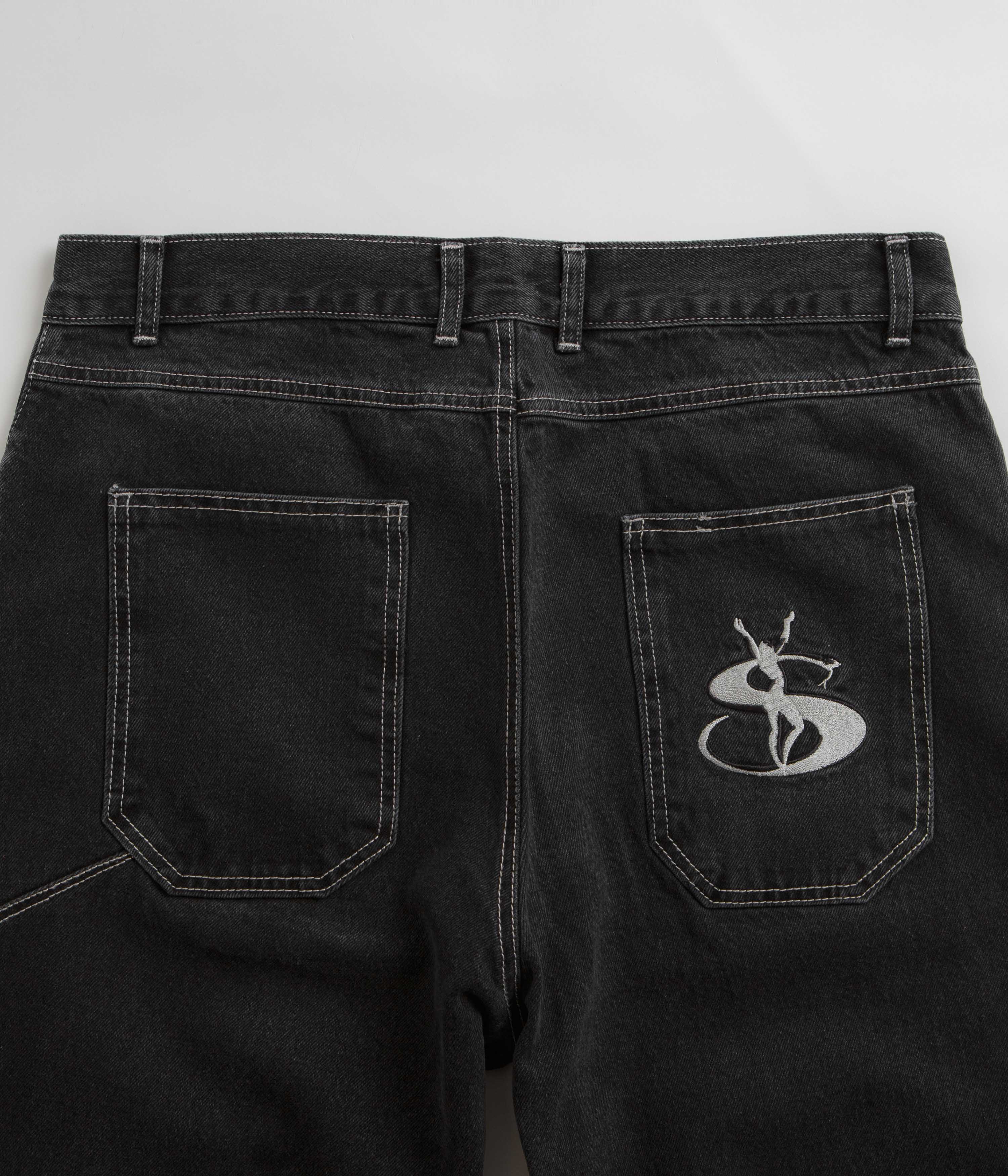 Yardsale Phantasy Jeans - Charcoal / Blue - Image 6