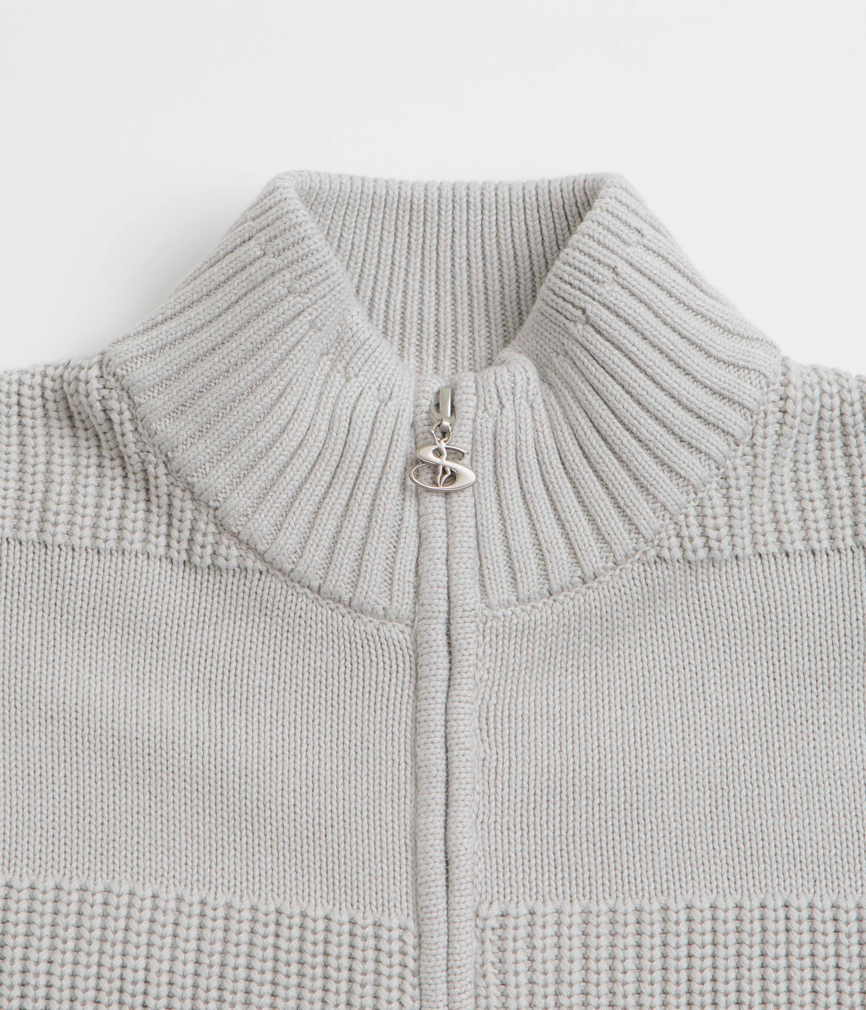 Yardsale Phantasy Knitted Cardigan - Grey - Image 3