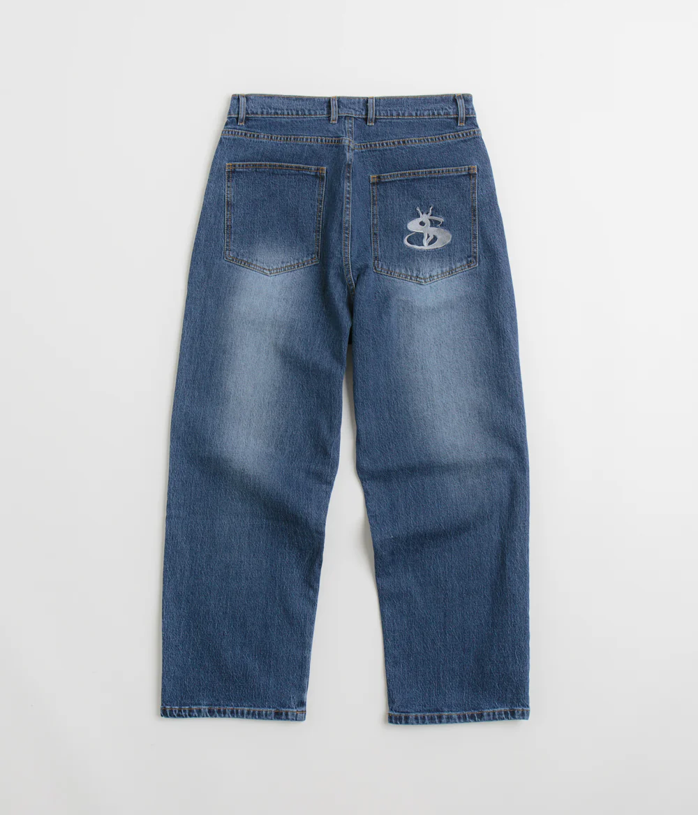 Yardsale Phantasy Panel Jeans - Denim / Faded - Image 3