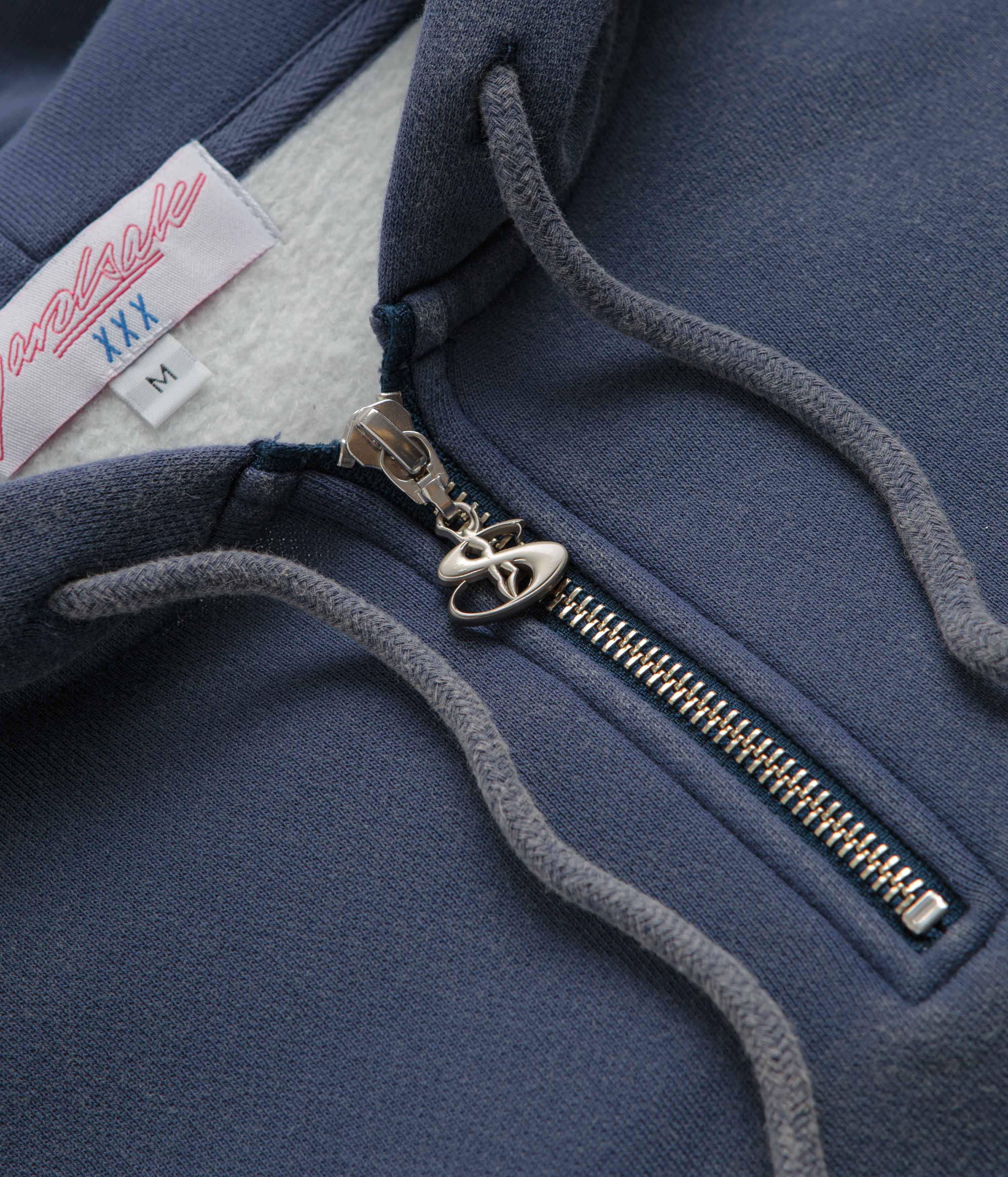 Yardsale Phantasy Quarter Zip Hoodie - Indigo / Blue / Navy - Image 3