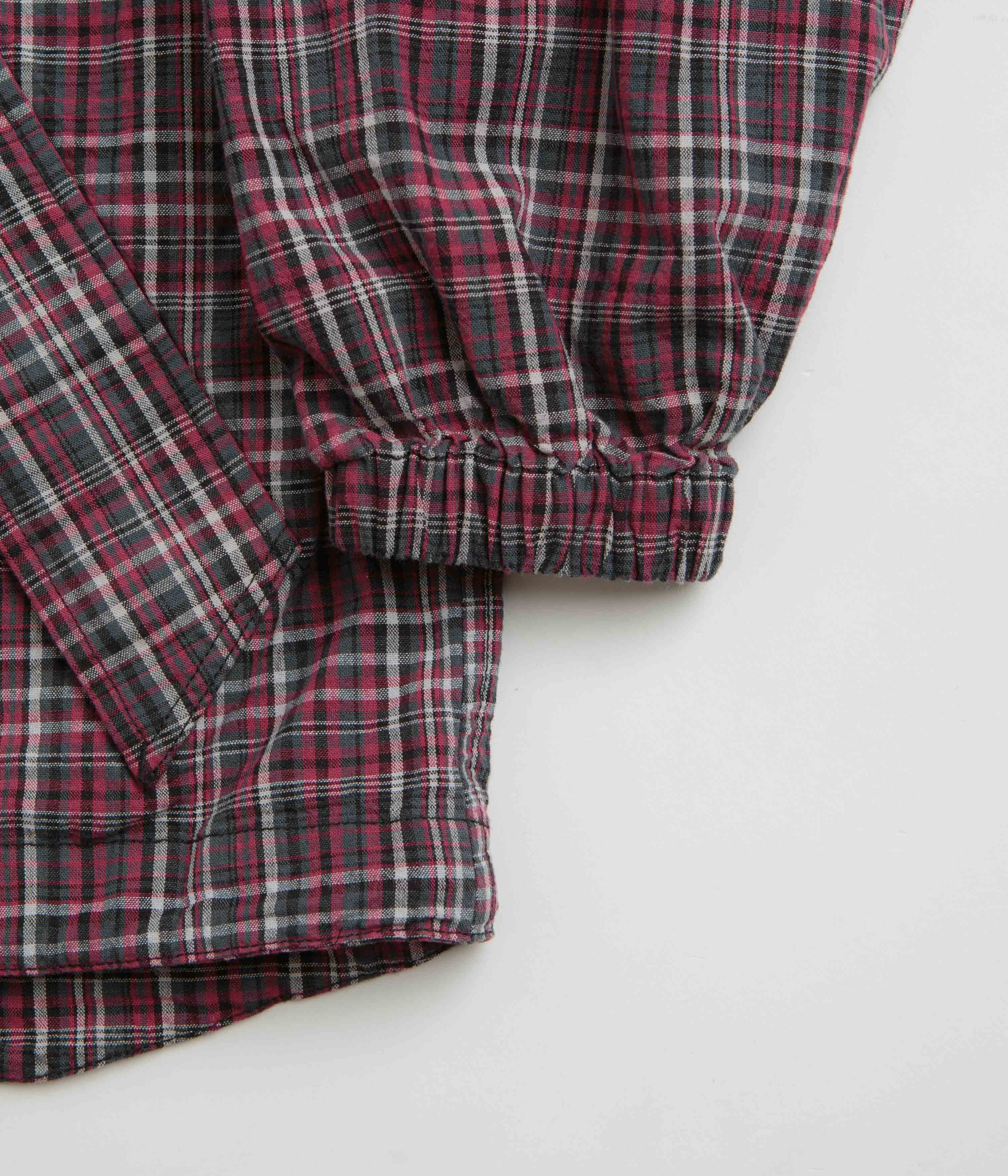 Yardsale Plaid Pullover Jacket - Black / Red - Image 4
