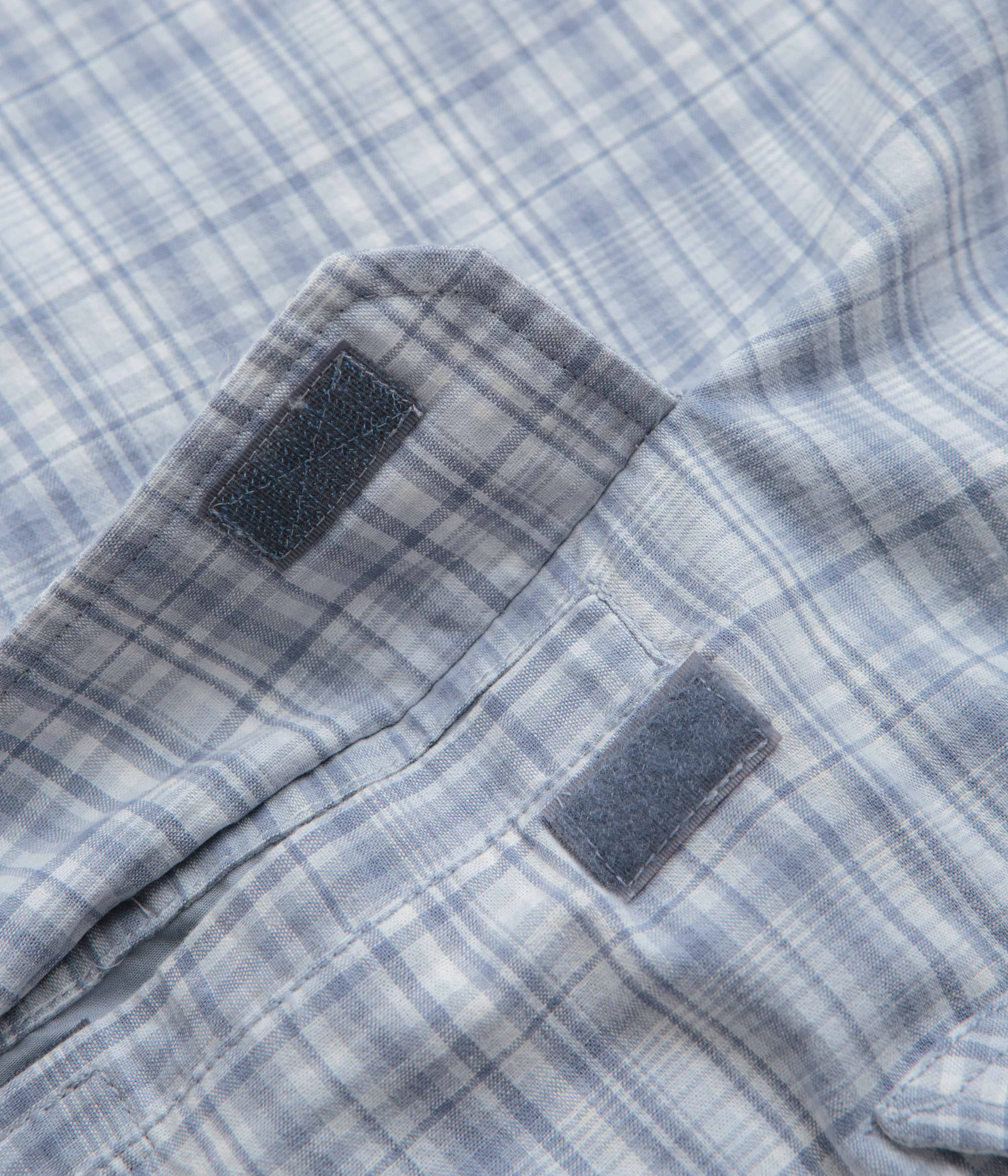 Yardsale Plaid Pullover Jacket - Blue / White - Image 5