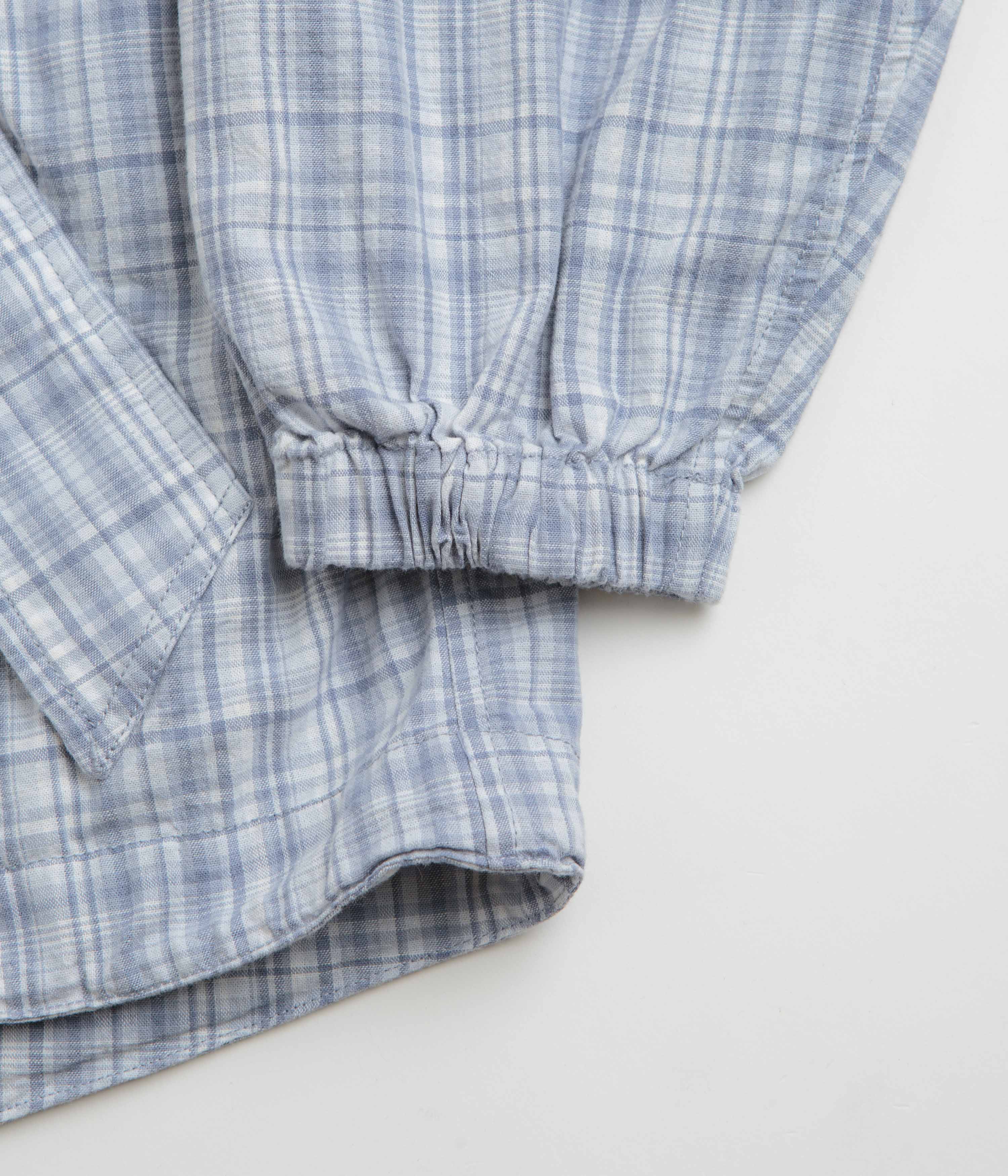 Yardsale Plaid Pullover Jacket - Blue / White - Image 6