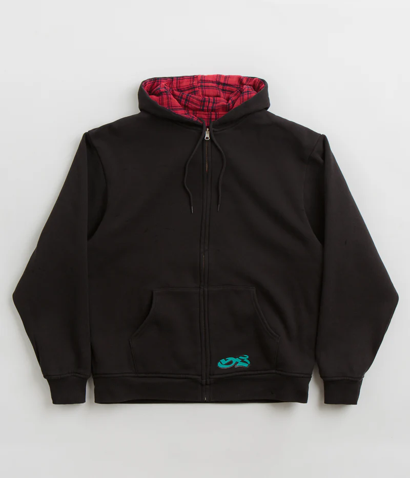 Yardsale Reversible Flannel Hoodie - Black - Image 2